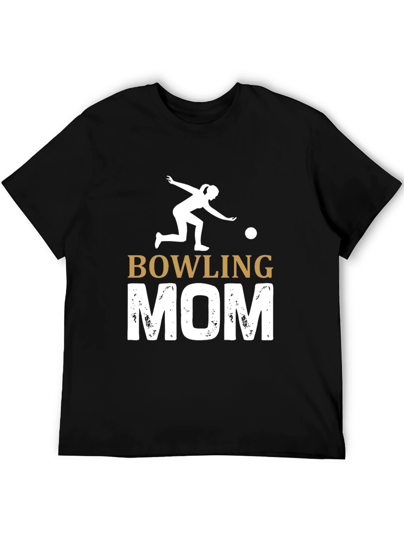 Black Bowling Mom Graphic Tee view 5