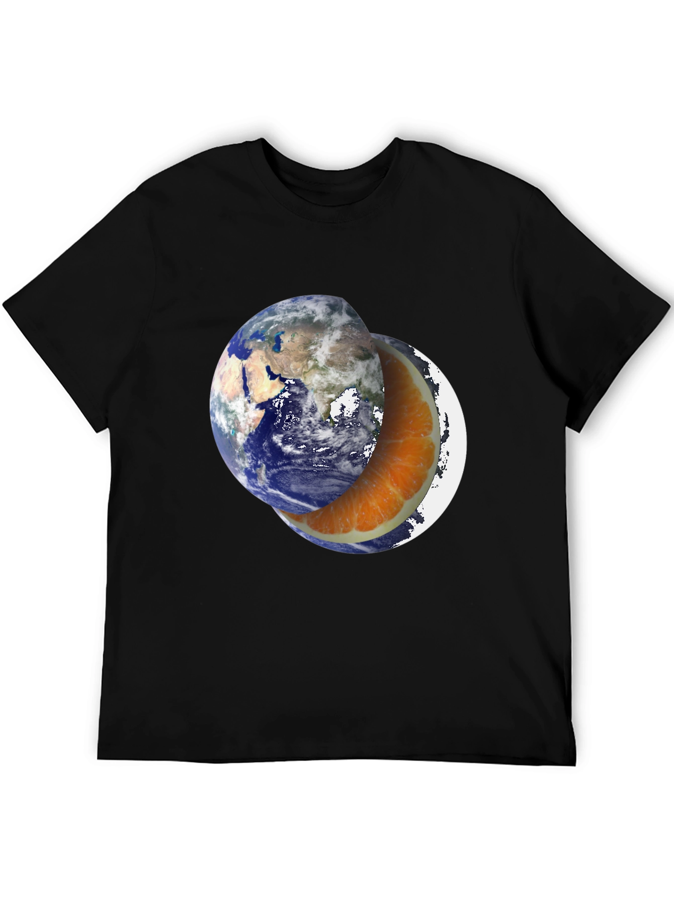Earth Orange Slice Graphic T-Shirt - 5
