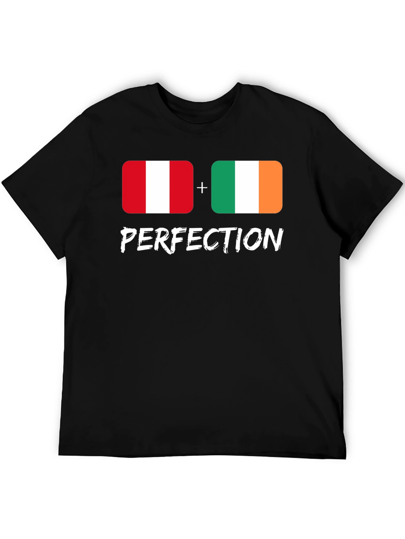 Black Peru & Ireland Perfection T-Shirt view 5