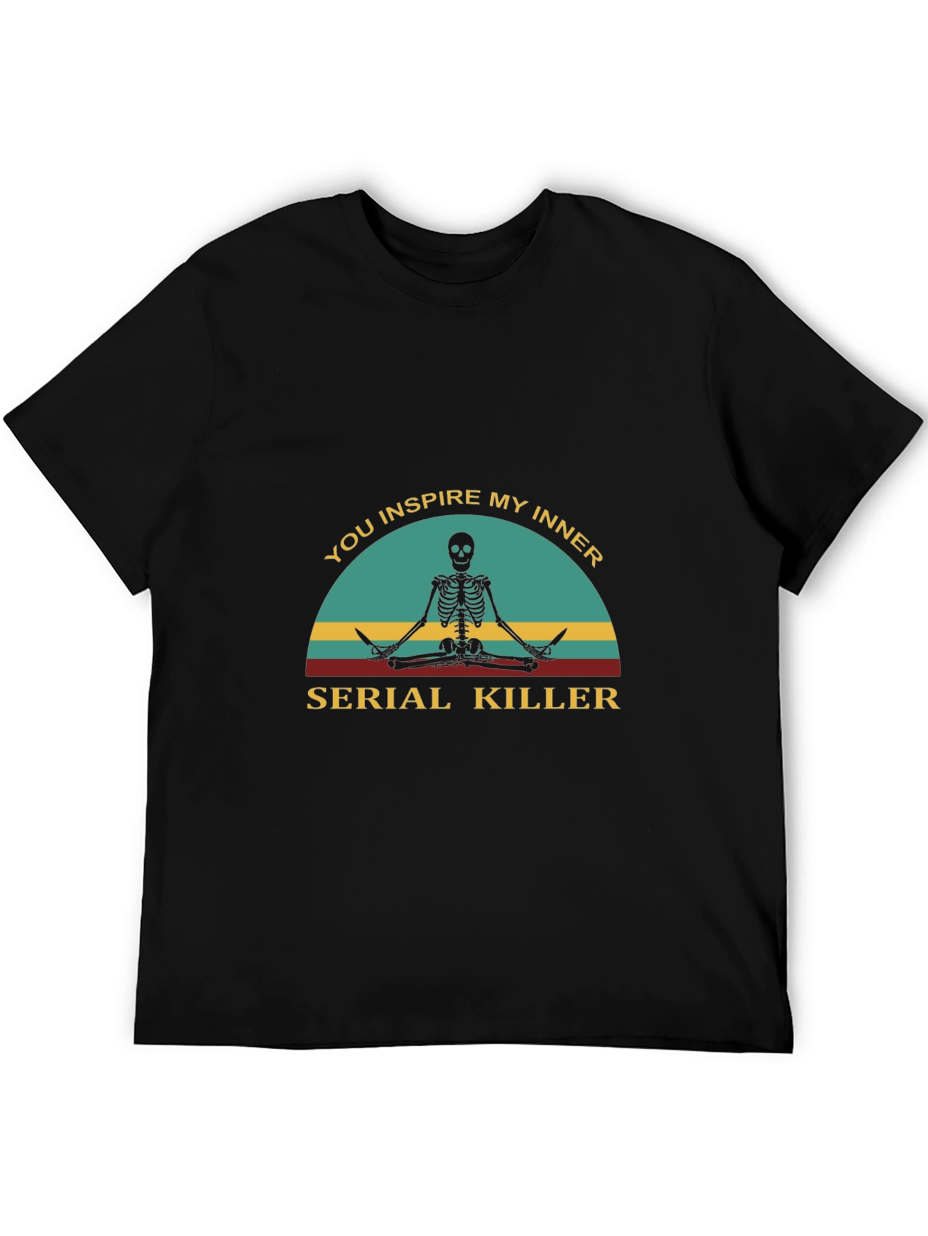 Black Inspire My Inner Serial Killer Tee view 5