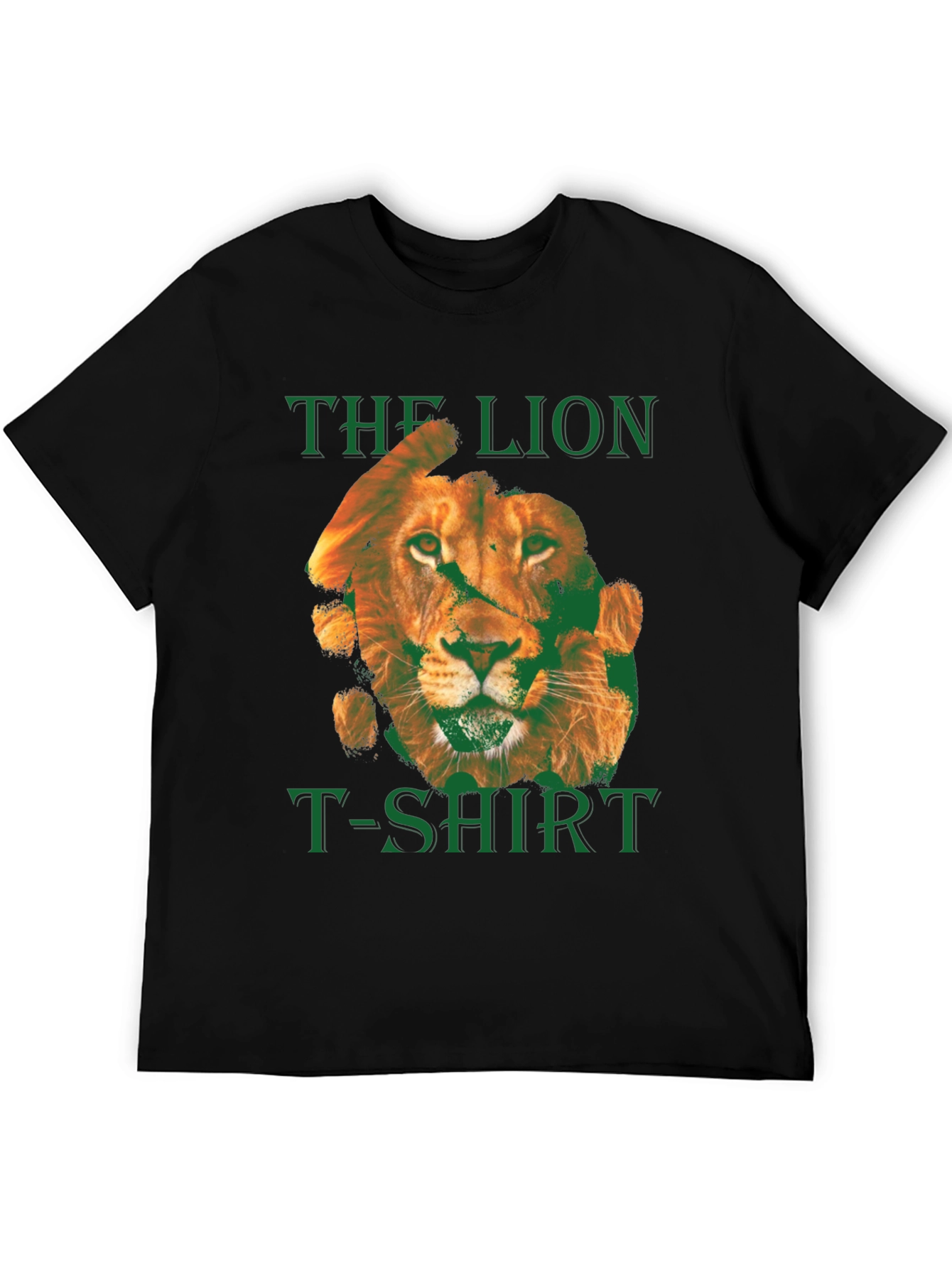 Black The Lion T-Shirt - Graphic Print view 5