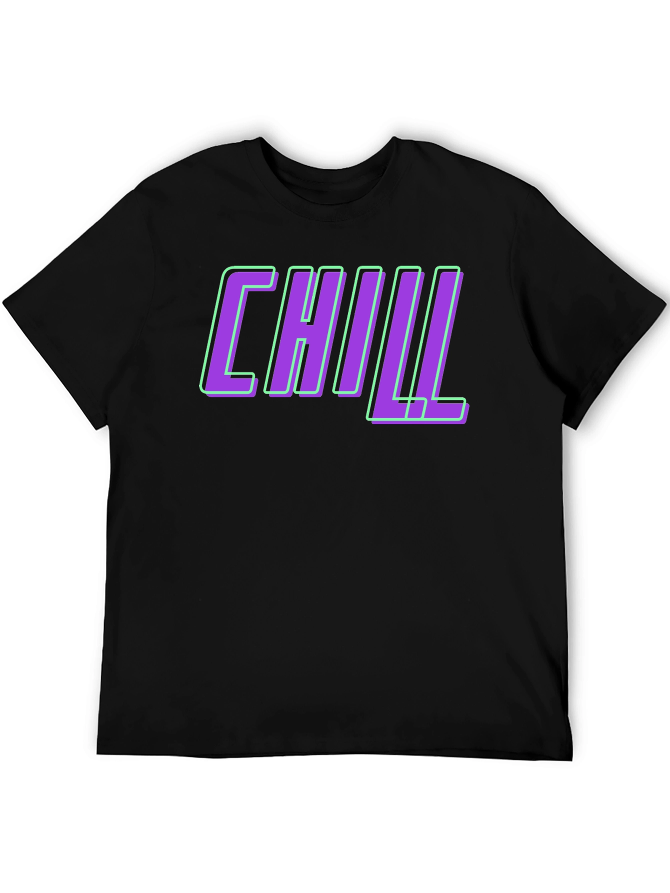 Black Chill Graphic Tee - Casual Comfort view 5