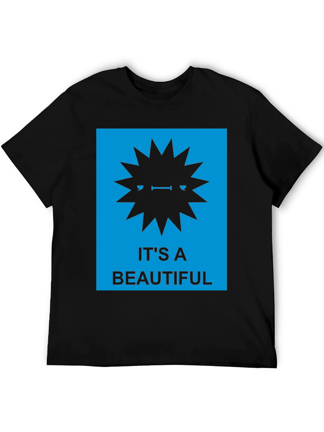Black It's A Beautiful Star Burst T-Shirt view 5