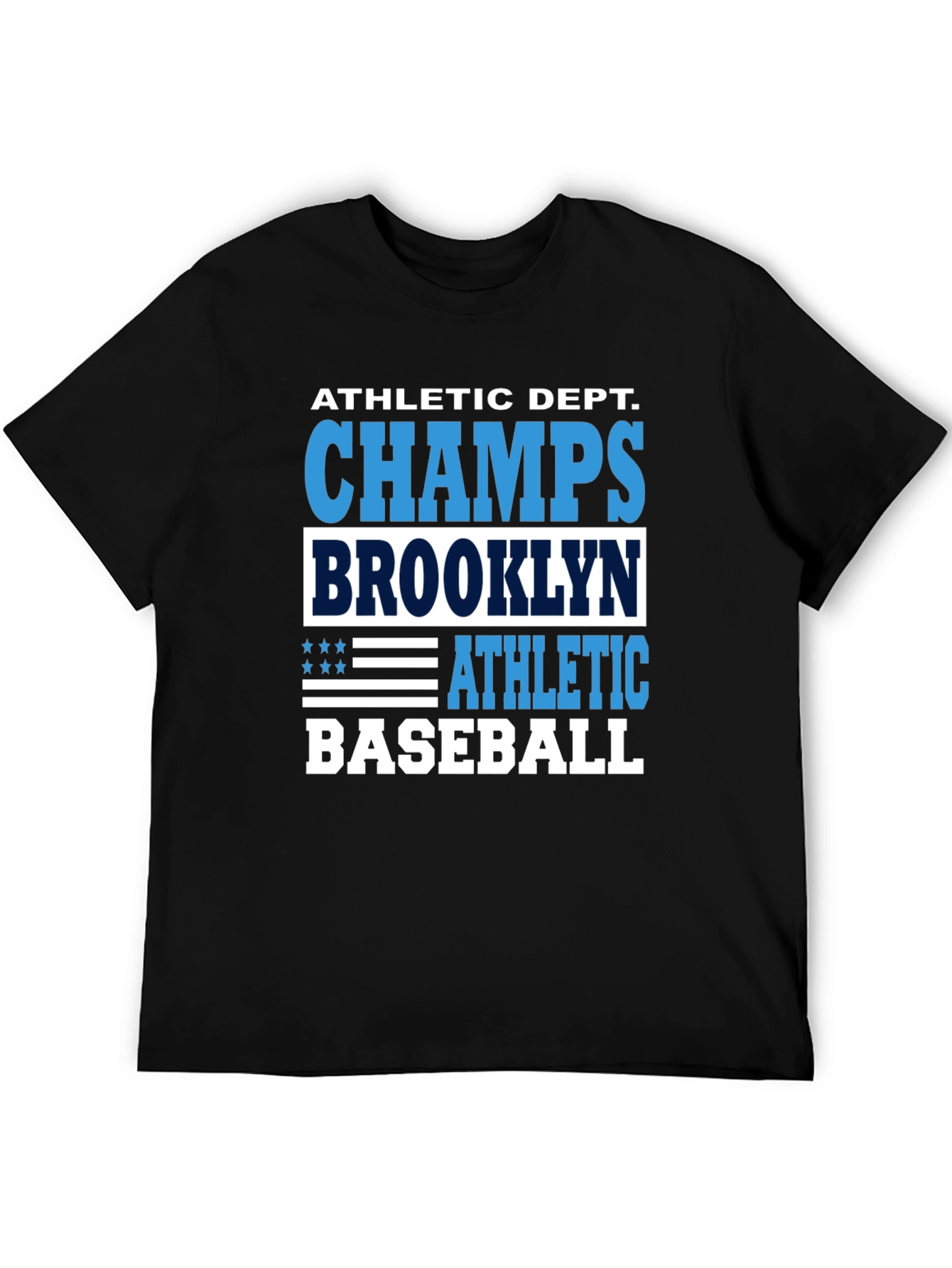 Black Brooklyn Baseball Champs Graphic T-Shirt view 5