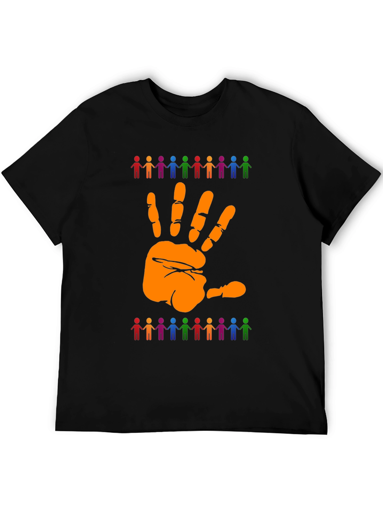 Unity Hand Graphic T-Shirt - Black - 5