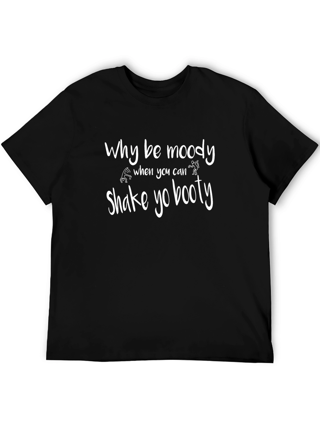 Black Shake Yo Booty T-Shirt - Funny Graphic Tee view 5