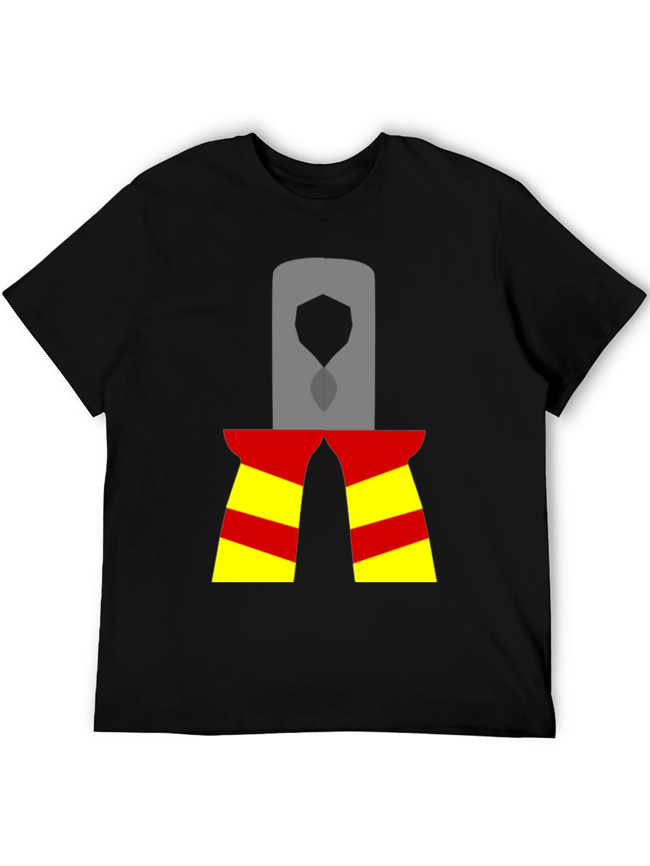 Black Graphic Tee - Minimalist Pliers Design view 5