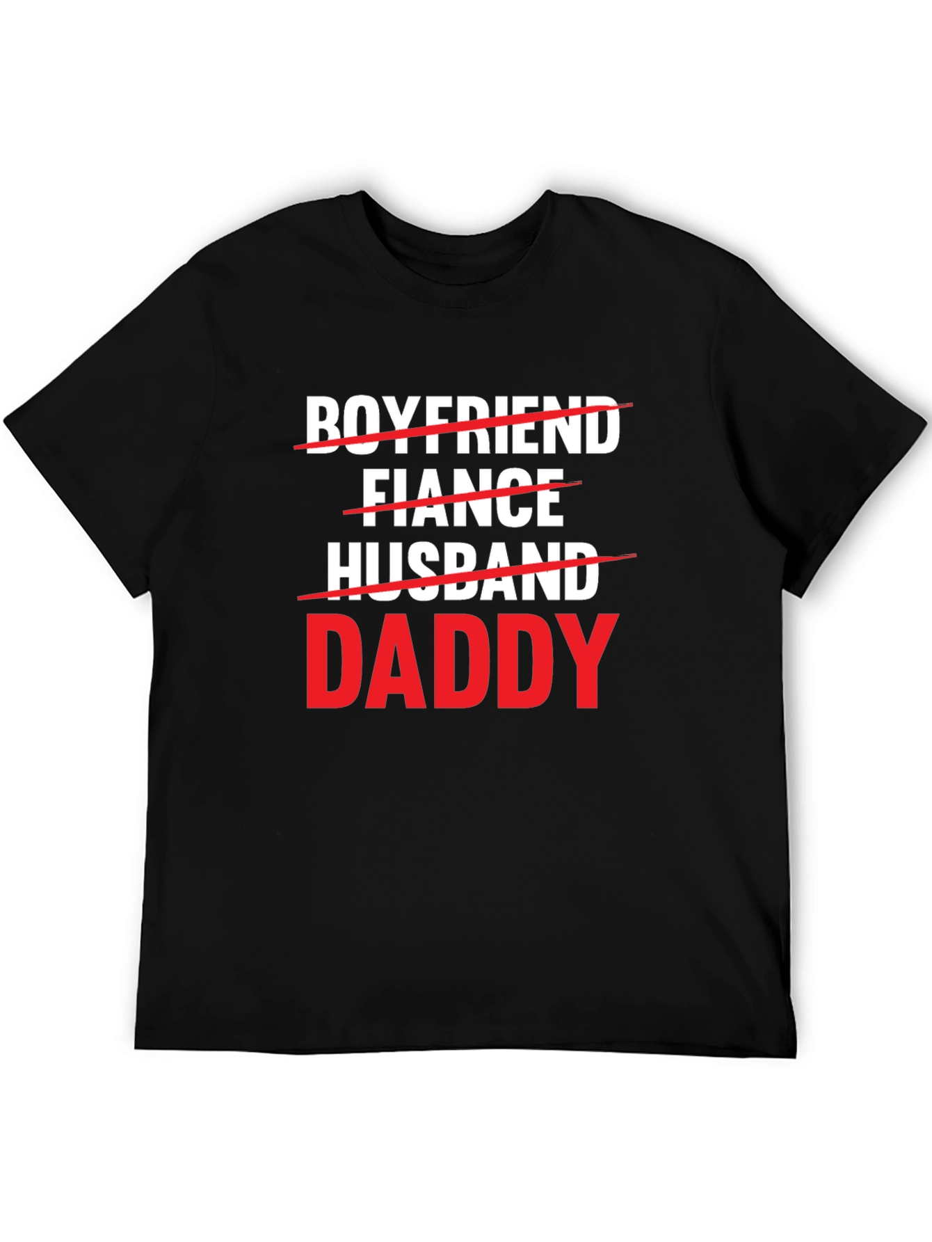 Black Boyfriend Fiance Husband Daddy T-Shirt view 5