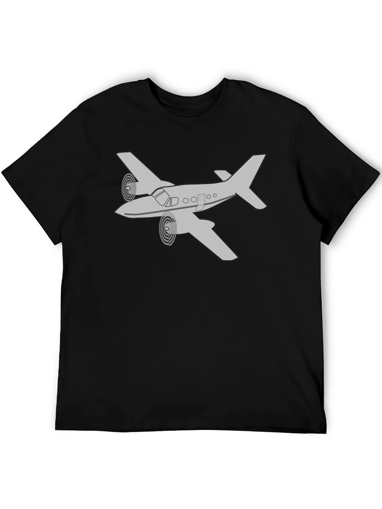 Airplane Graphic Tee - Aviation Enthusiast T-Shirt - 5
