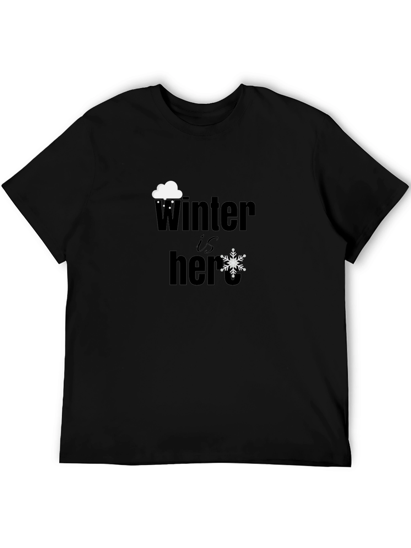 Black Winter is Here Graphic Tee view 5