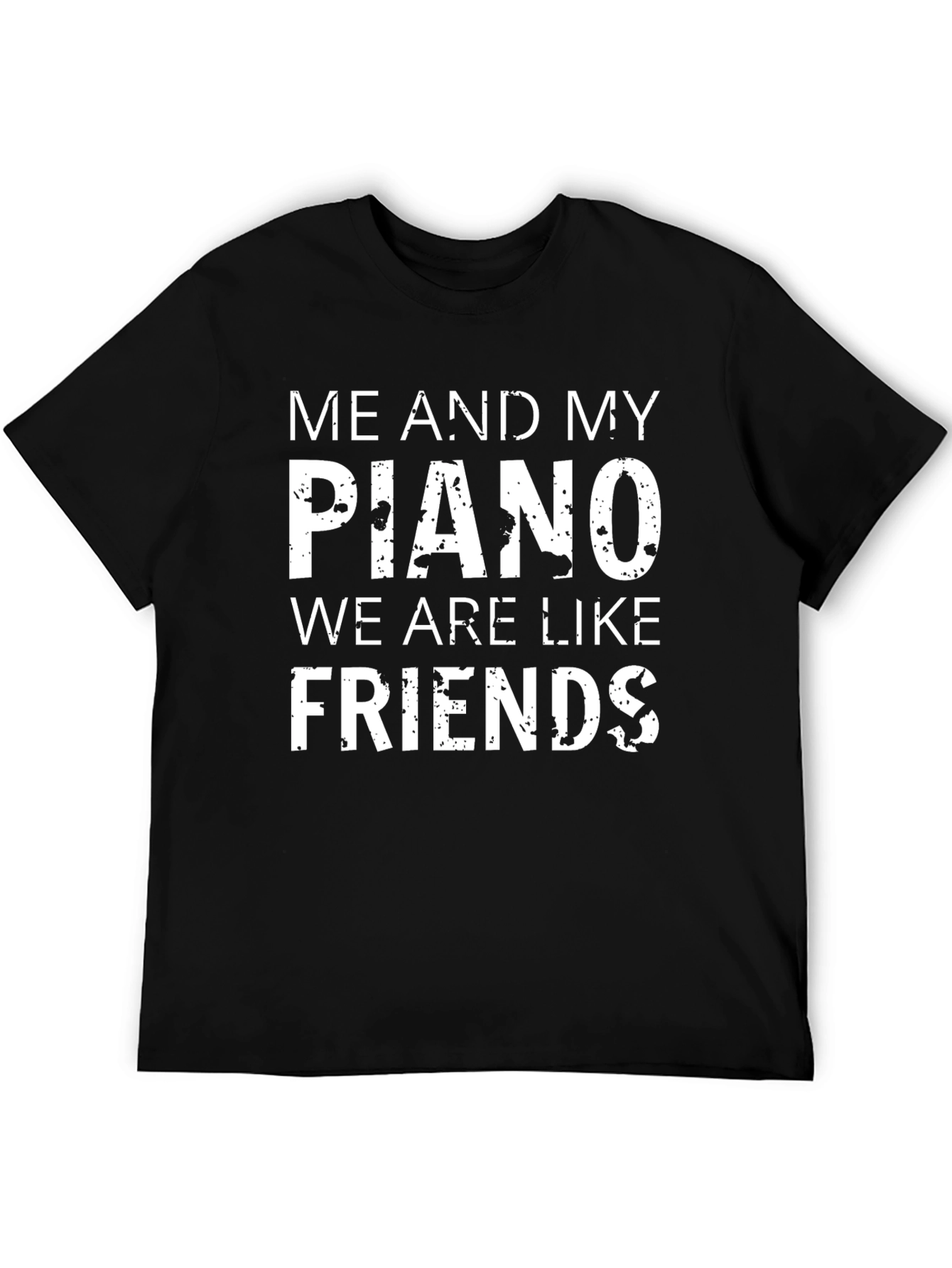 Black Me and My Piano T-Shirt - Musician Tee view 5