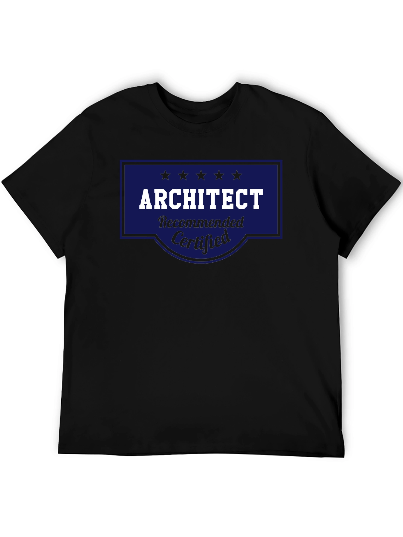 Black Architect Recommended Certified T-Shirt view 5