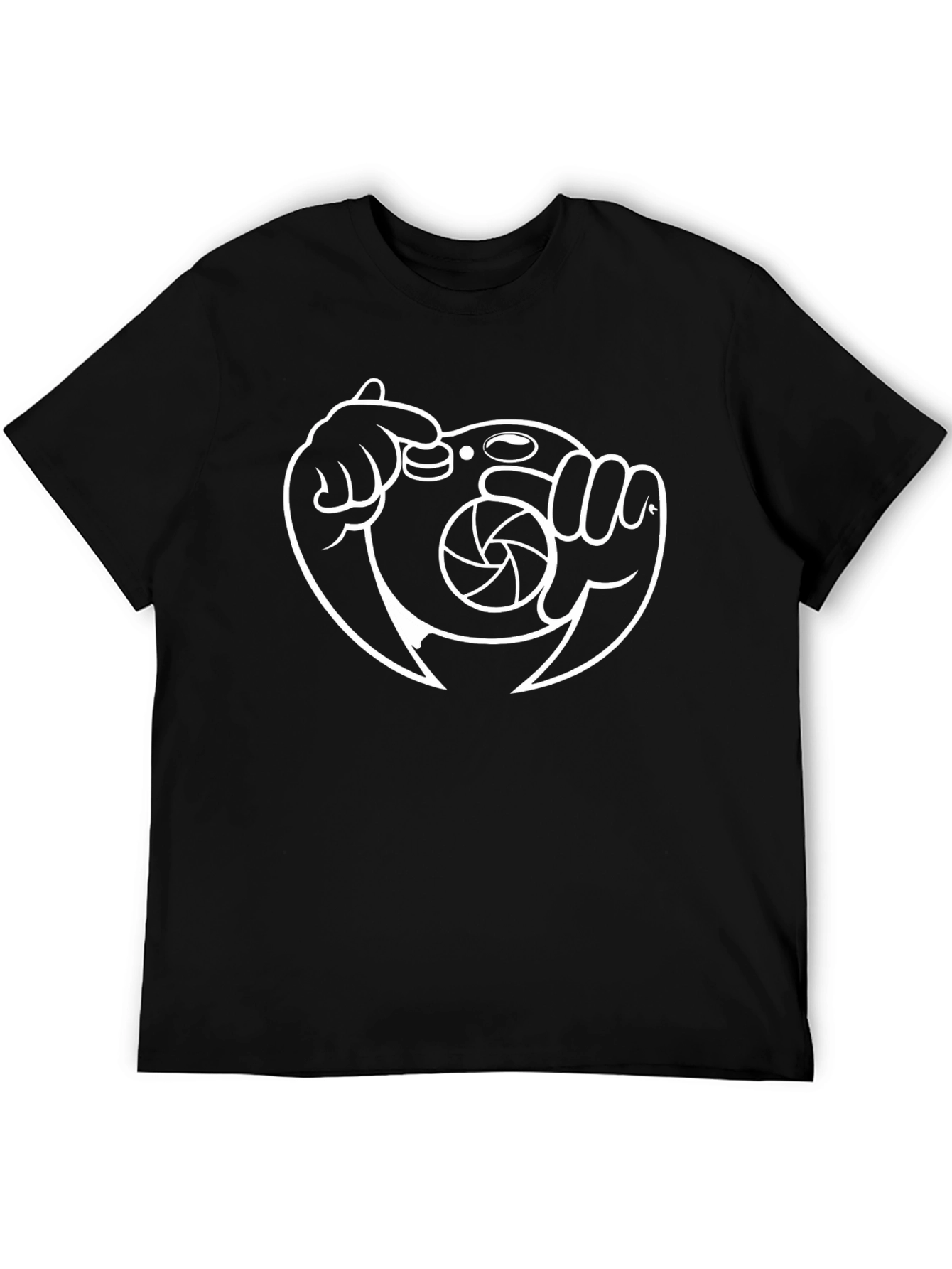 Black Turbo Cartoon T-Shirt - Black Cotton Tee view 5