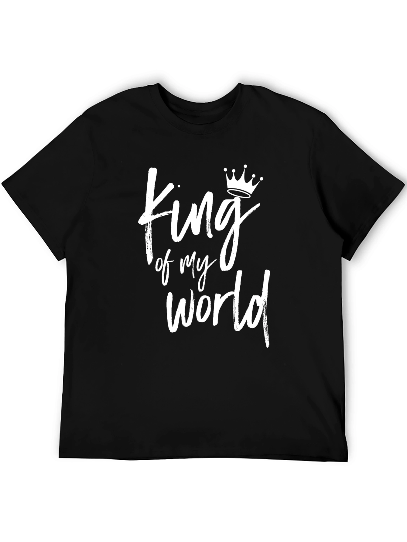 King of My World Graphic Tee - Black - 5