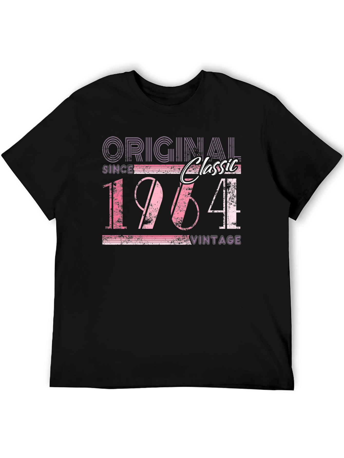 Black Original Classic Since 1964 Vintage T-Shirt view 5