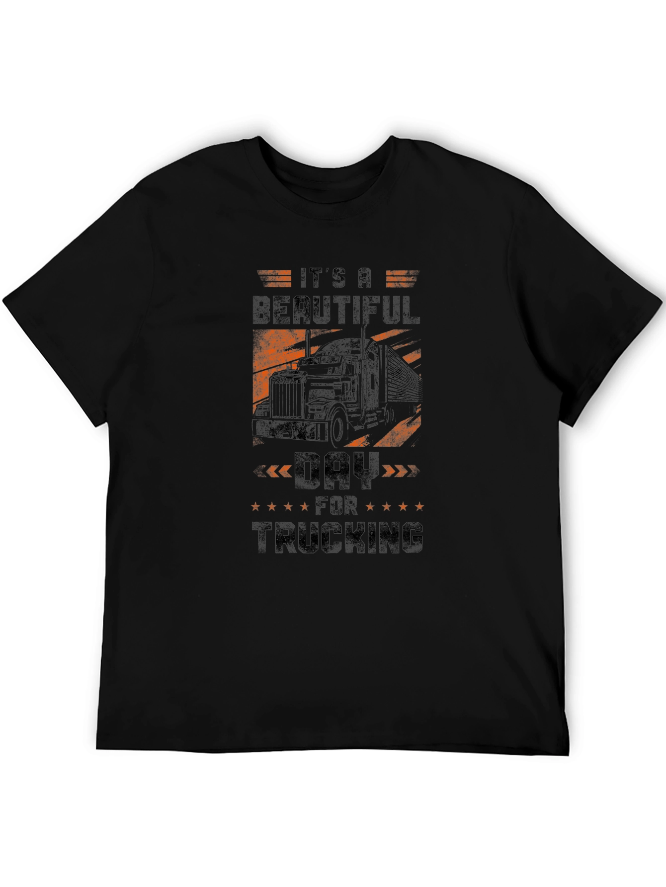 It's A Beautiful Day For Trucking T-Shirt - 5