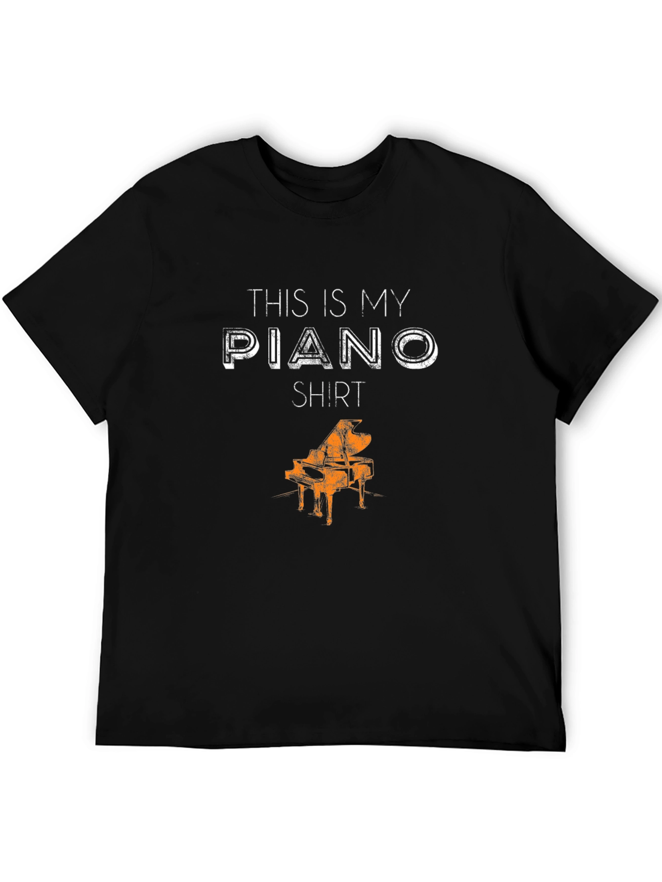 Black Piano Shirt - Musician T-Shirt - Band Shirt view 5
