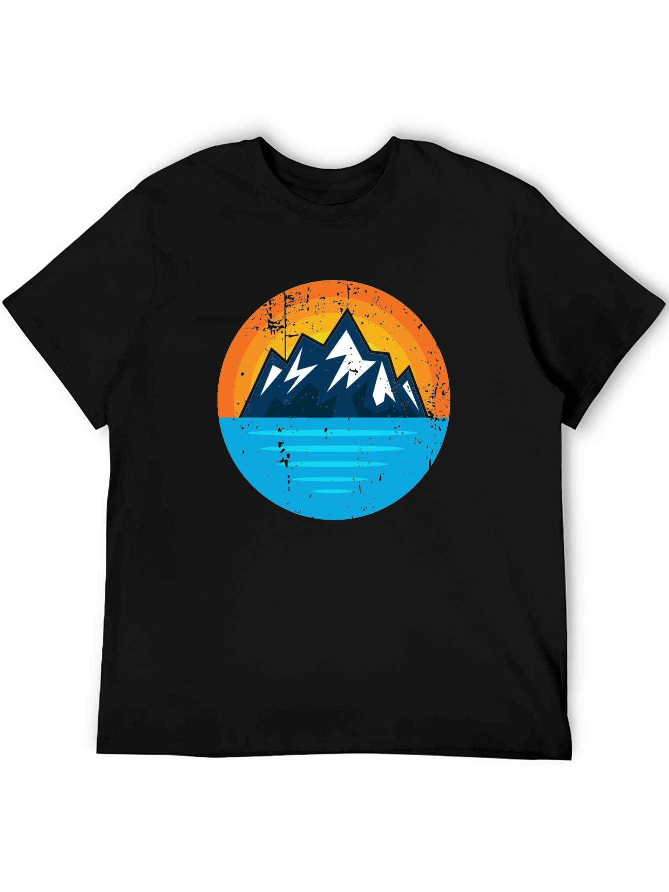 Black Mountain Lake Graphic T-Shirt - Adventure Ready view 5