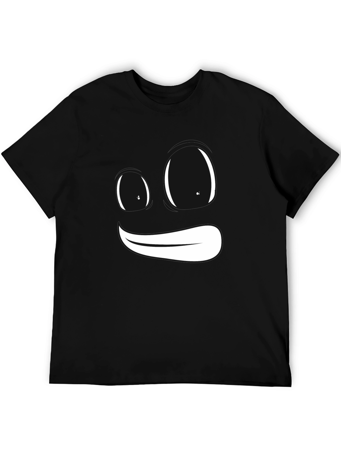 Black Funny Face Graphic Tee - Express Yourself! view 5