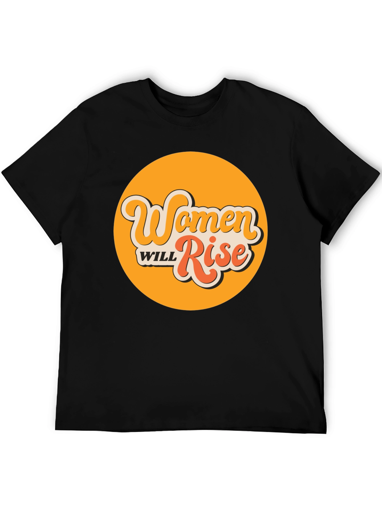 Black Women Will Rise Graphic Tee - Retro Style view 5