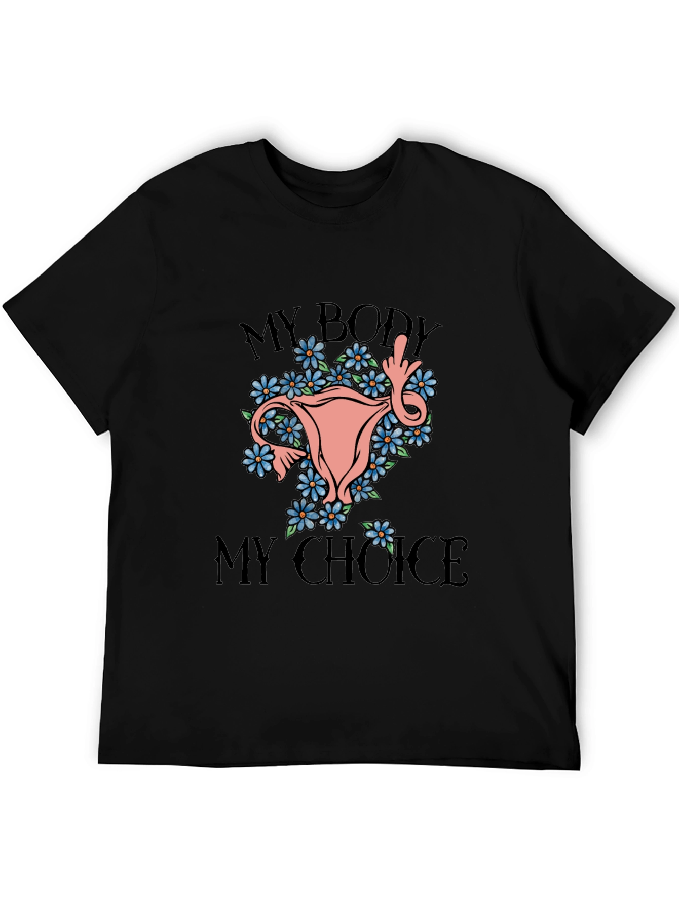 Black My Body My Choice Graphic Tee view 5