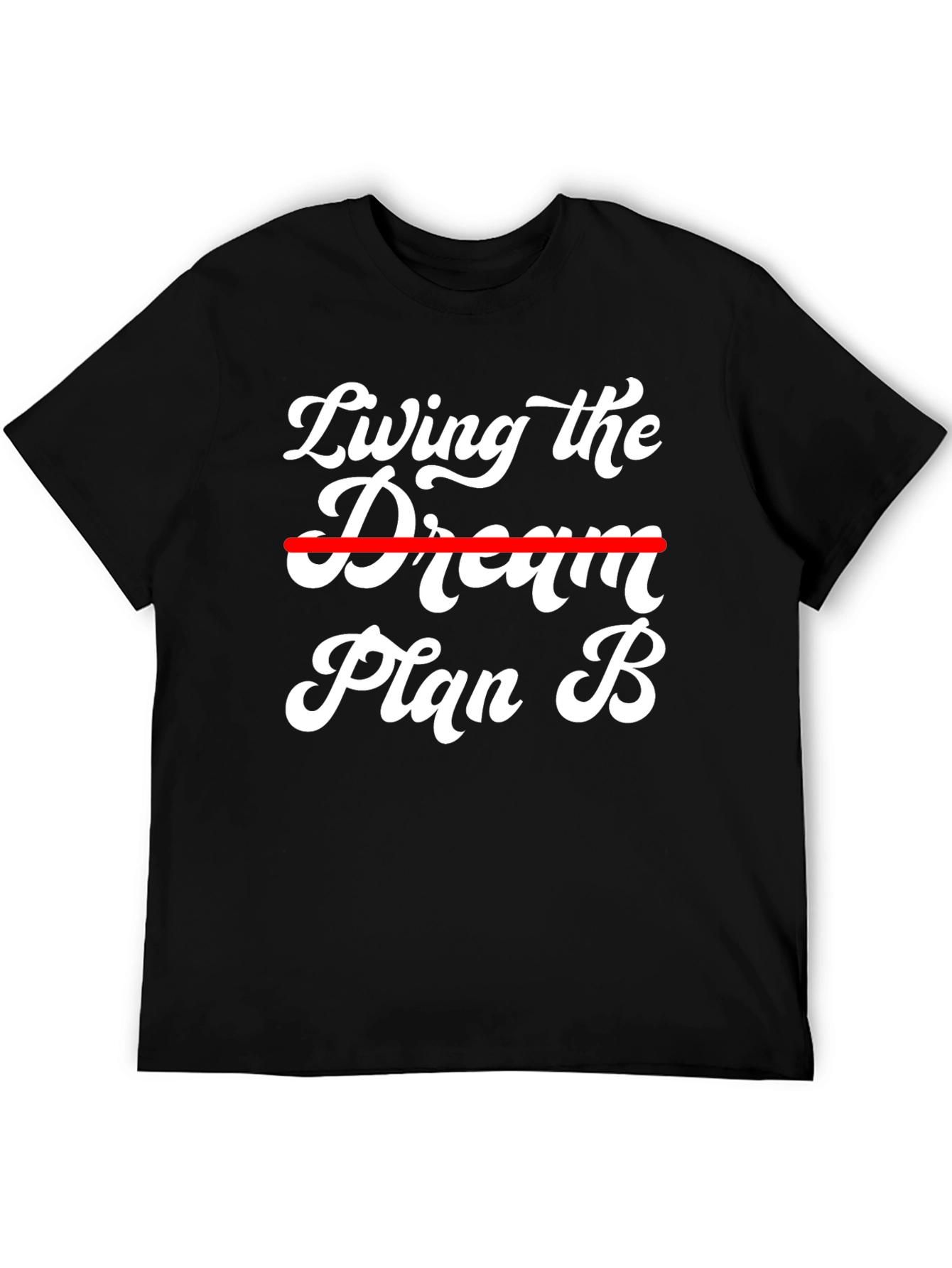Black Living the Plan B Tee view 5