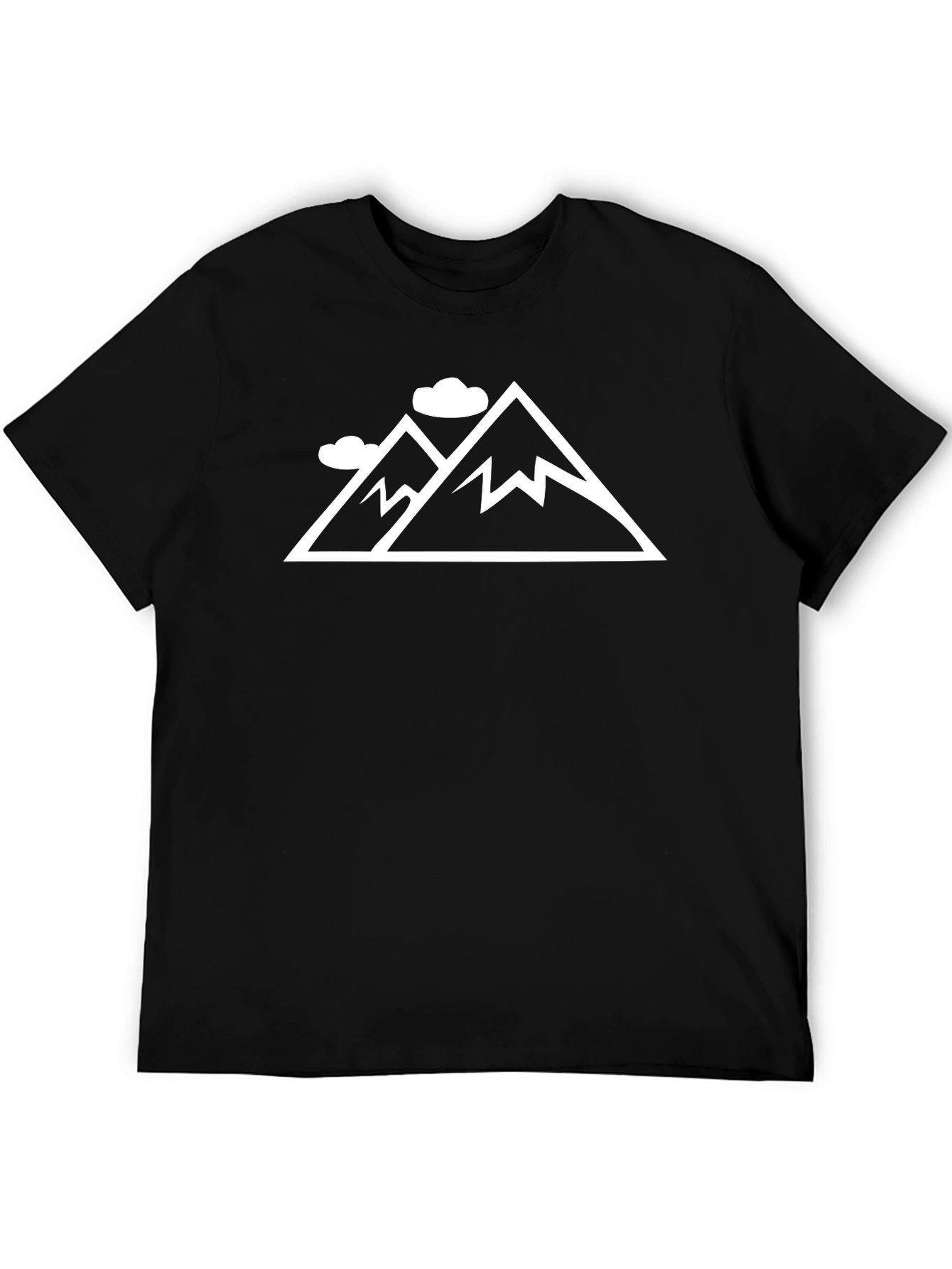 Black Mountain Peak Graphic Tee - Black view 5
