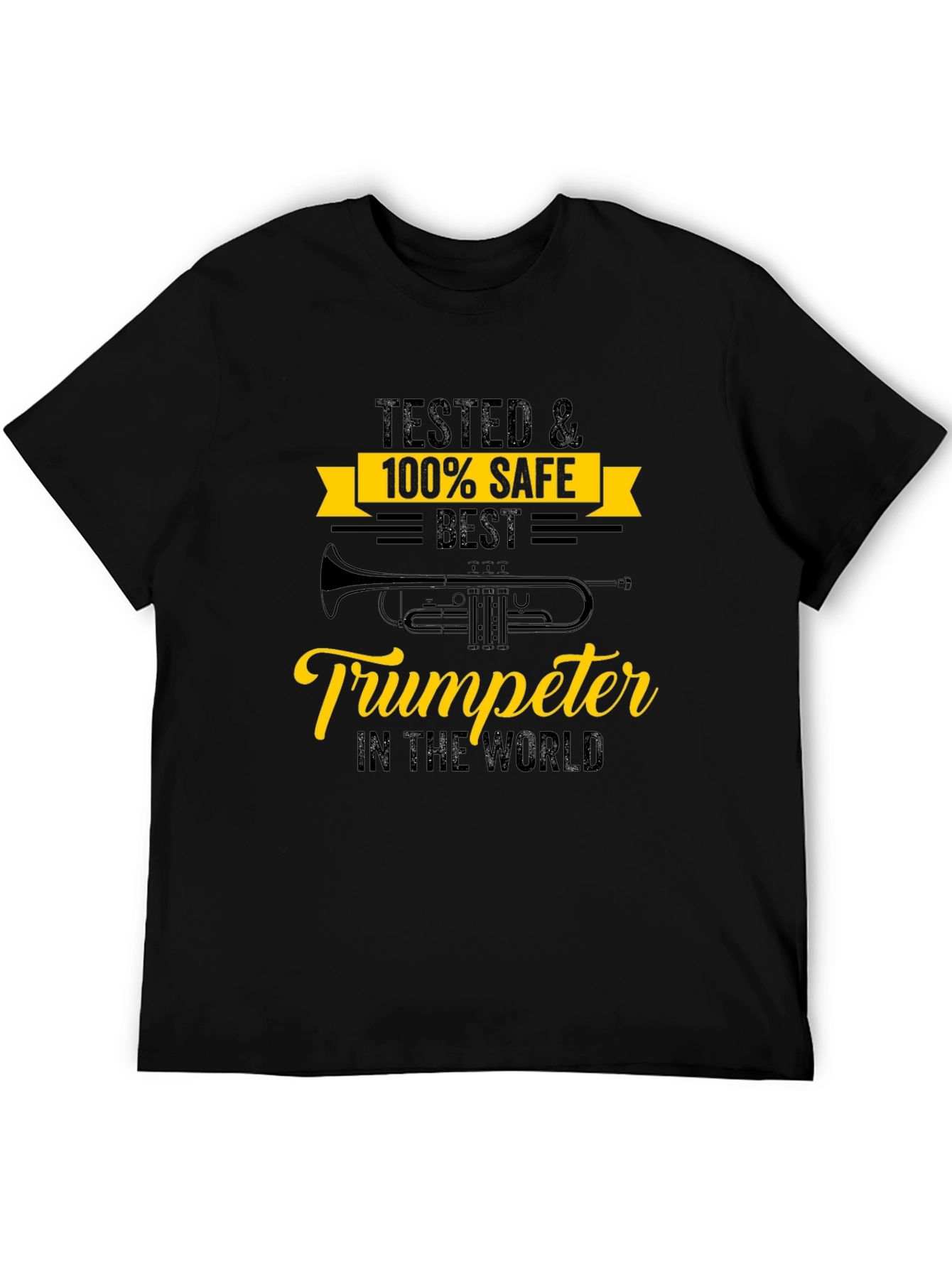 Black Best Trumpeter T-Shirt - 100% Safe & Tested! view 5