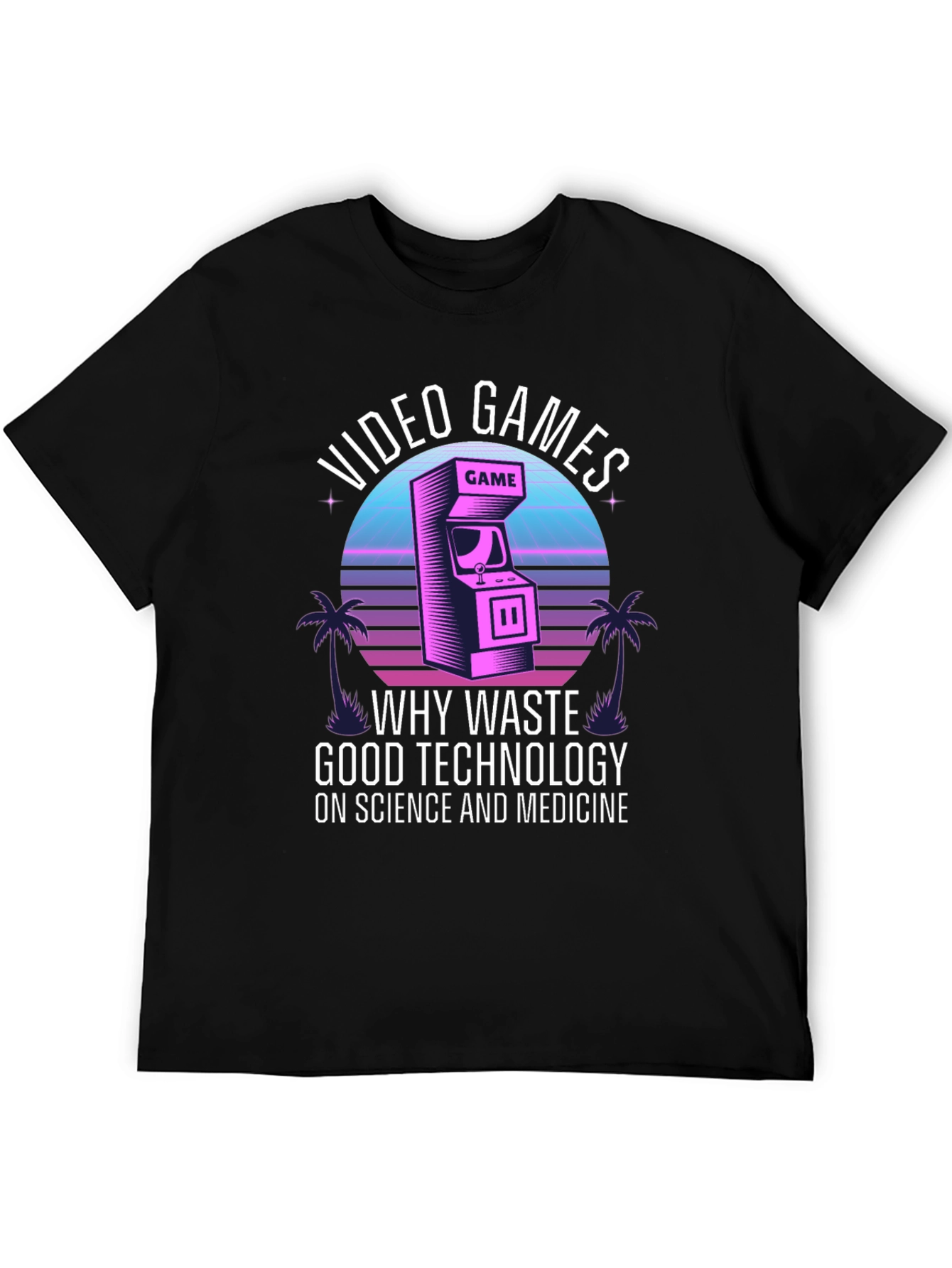 Black Video Game T-Shirt - Good Technology Humor view 5
