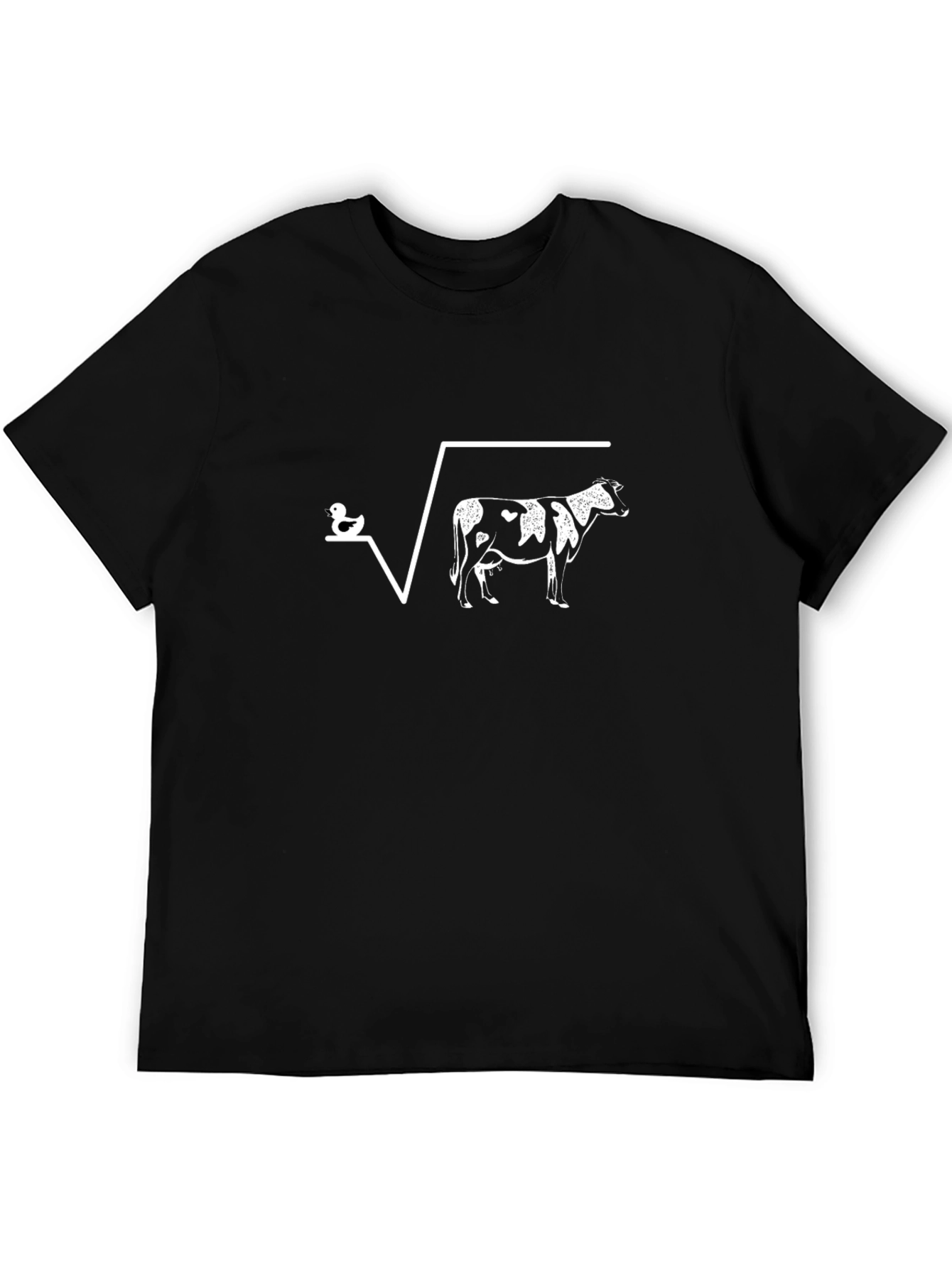 Black Duck Plus Cow Tee view 5
