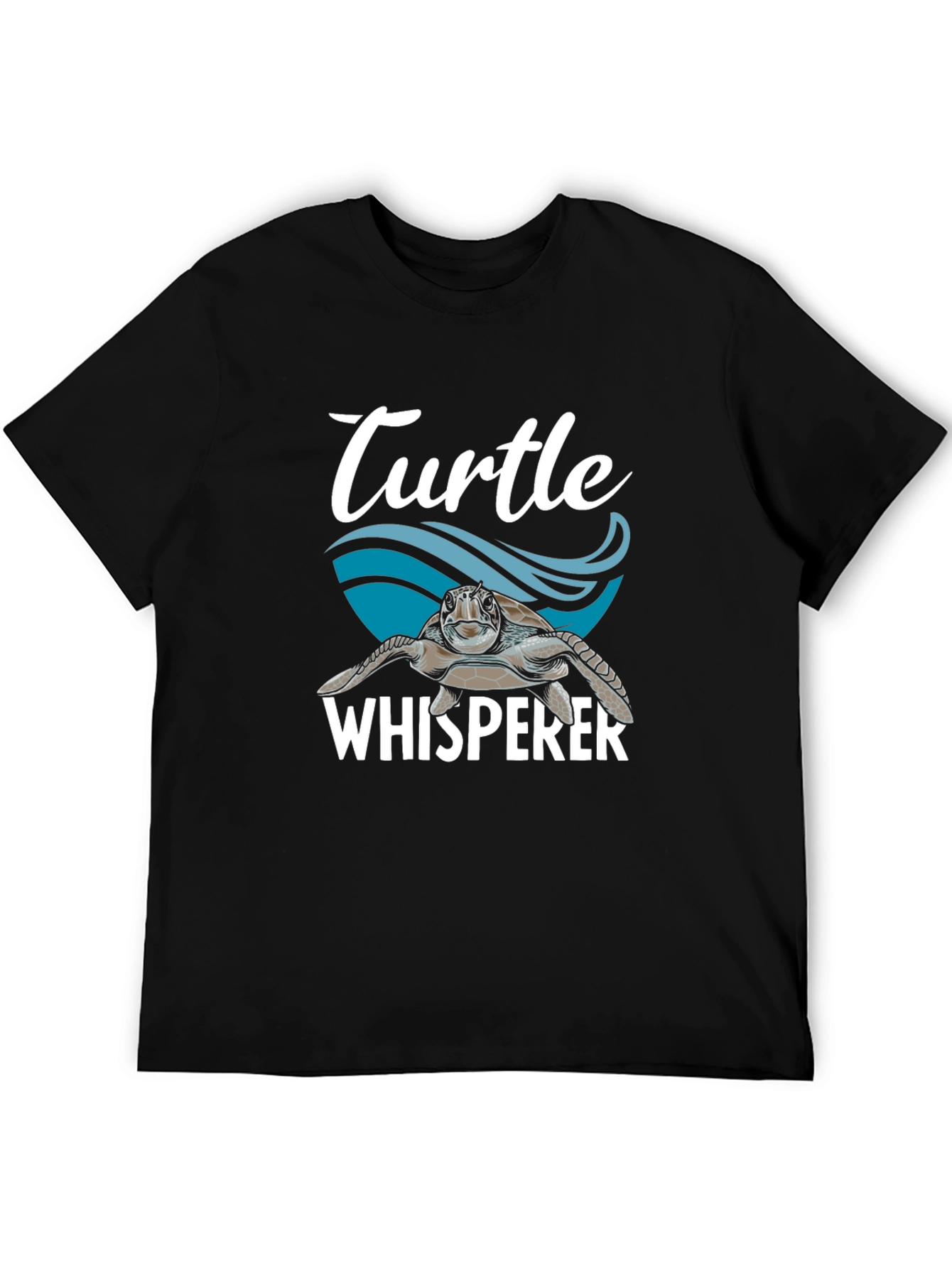 Black Turtle Whisperer Graphic T-Shirt - Black view 5
