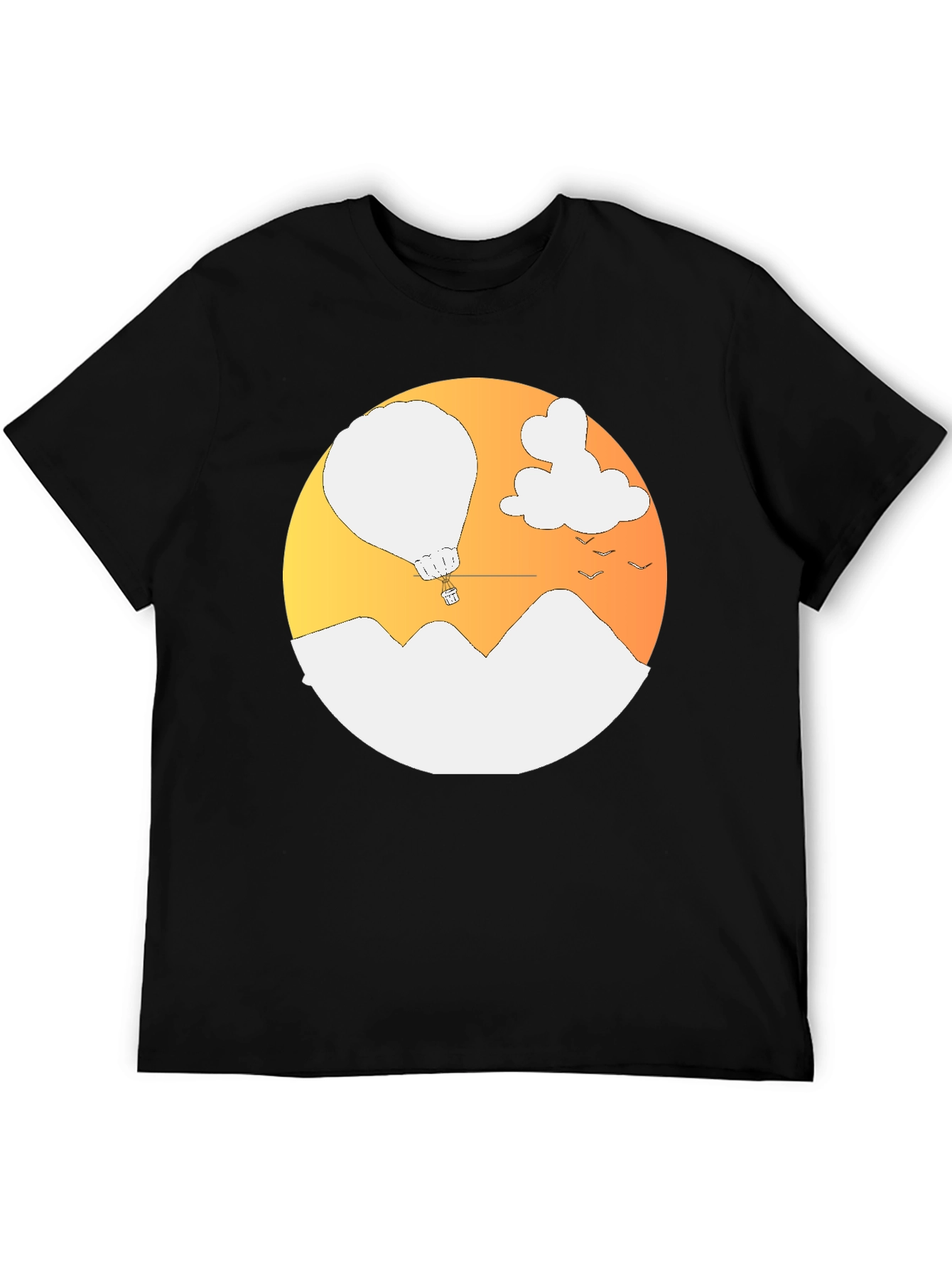 Black Mountain Balloon Graphic Tee view 5