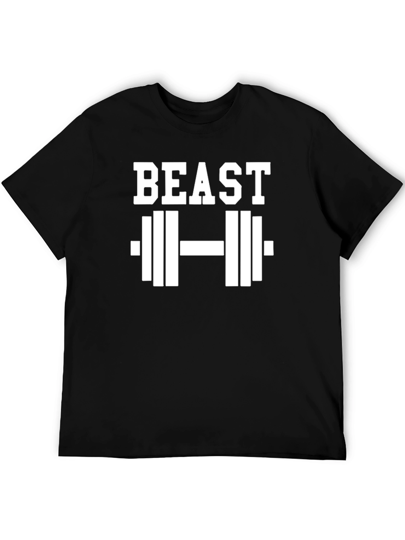 Black Beast Mode Workout Gym T-Shirt view 5