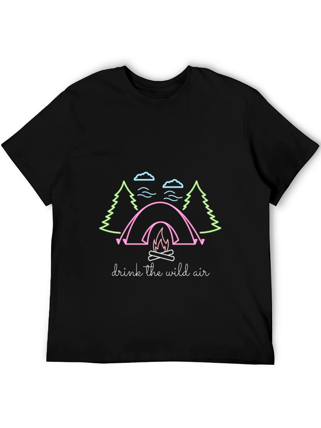 Camping Graphic Tee - Drink the Wild Air - 5