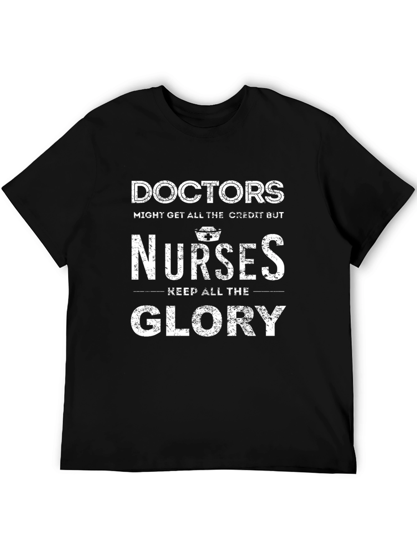 Black Nurses Get The Glory T-Shirt view 5