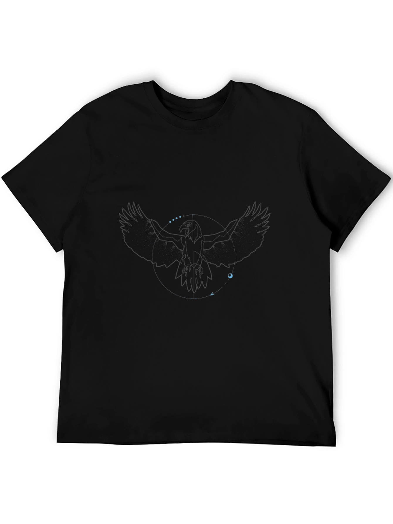 Black Eagle Graphic Black T-Shirt view 5