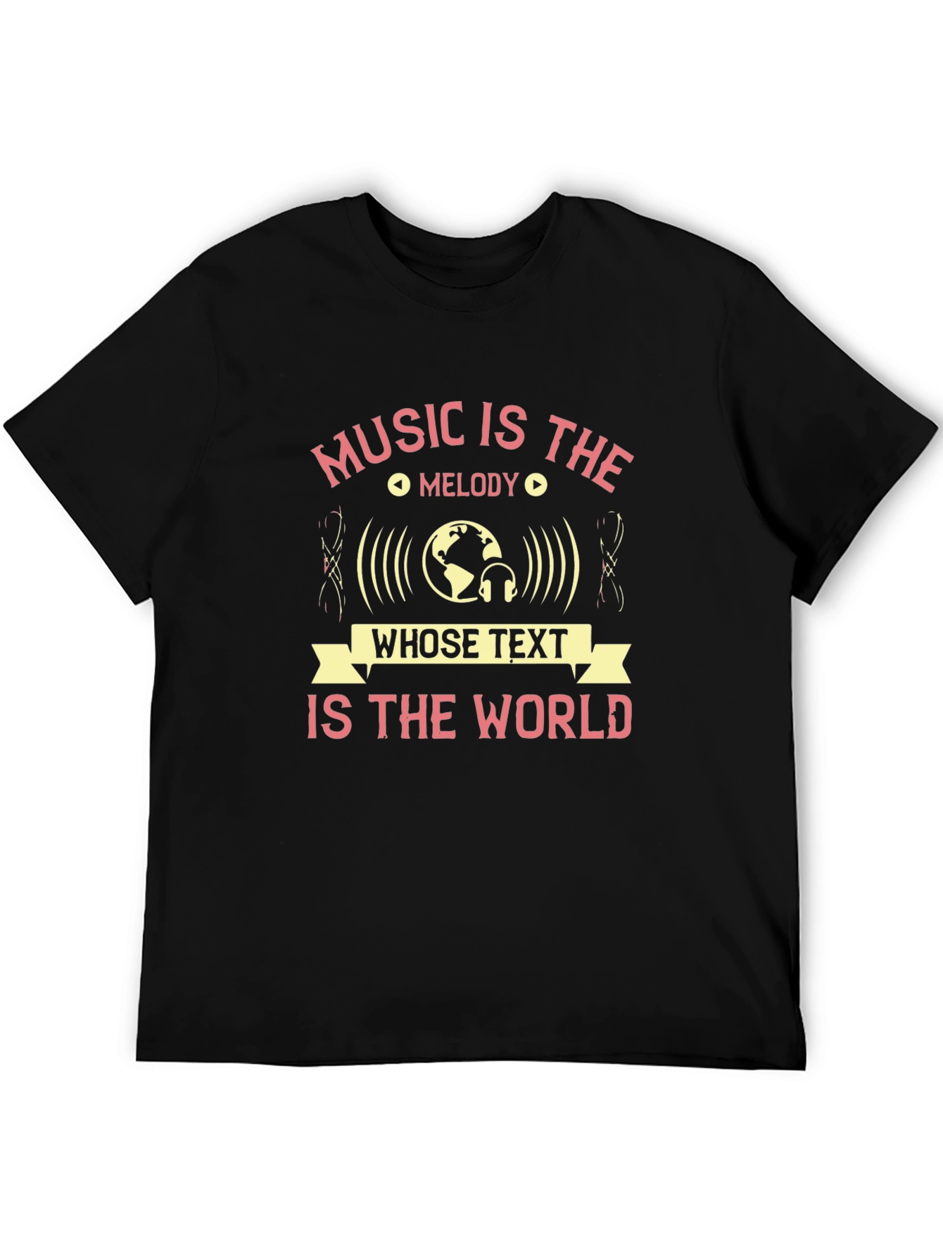 Black Music Is The Melody T-Shirt view 5