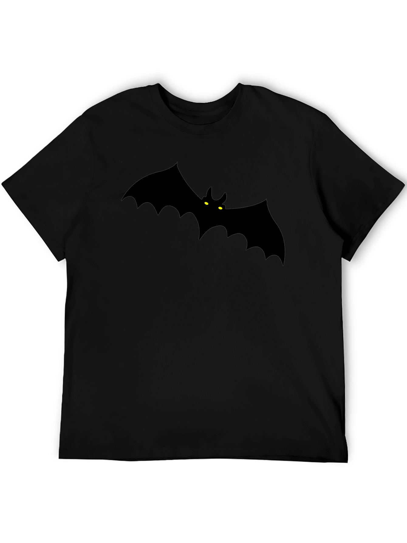 Black Bat Graphic Black T-Shirt - Halloween Style view 5