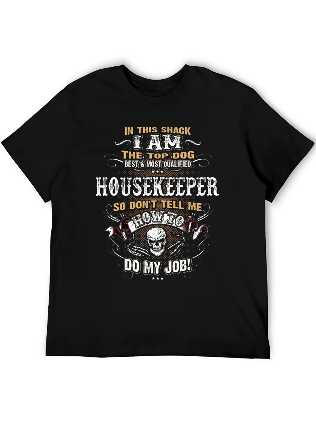 Black Housekeeper Top Dog Graphic Tee view 5