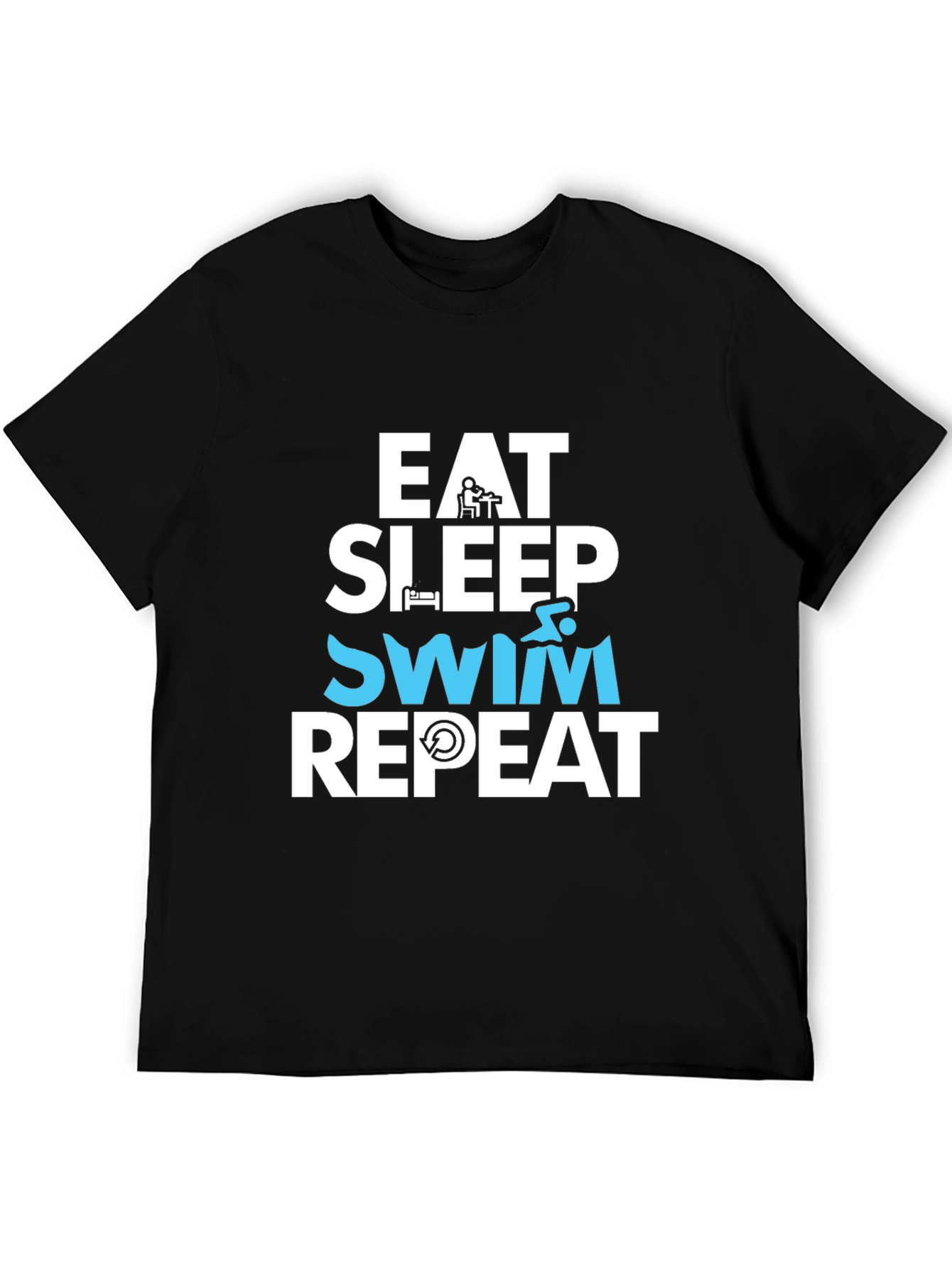 Eat Sleep Swim Repeat T-Shirt - 5