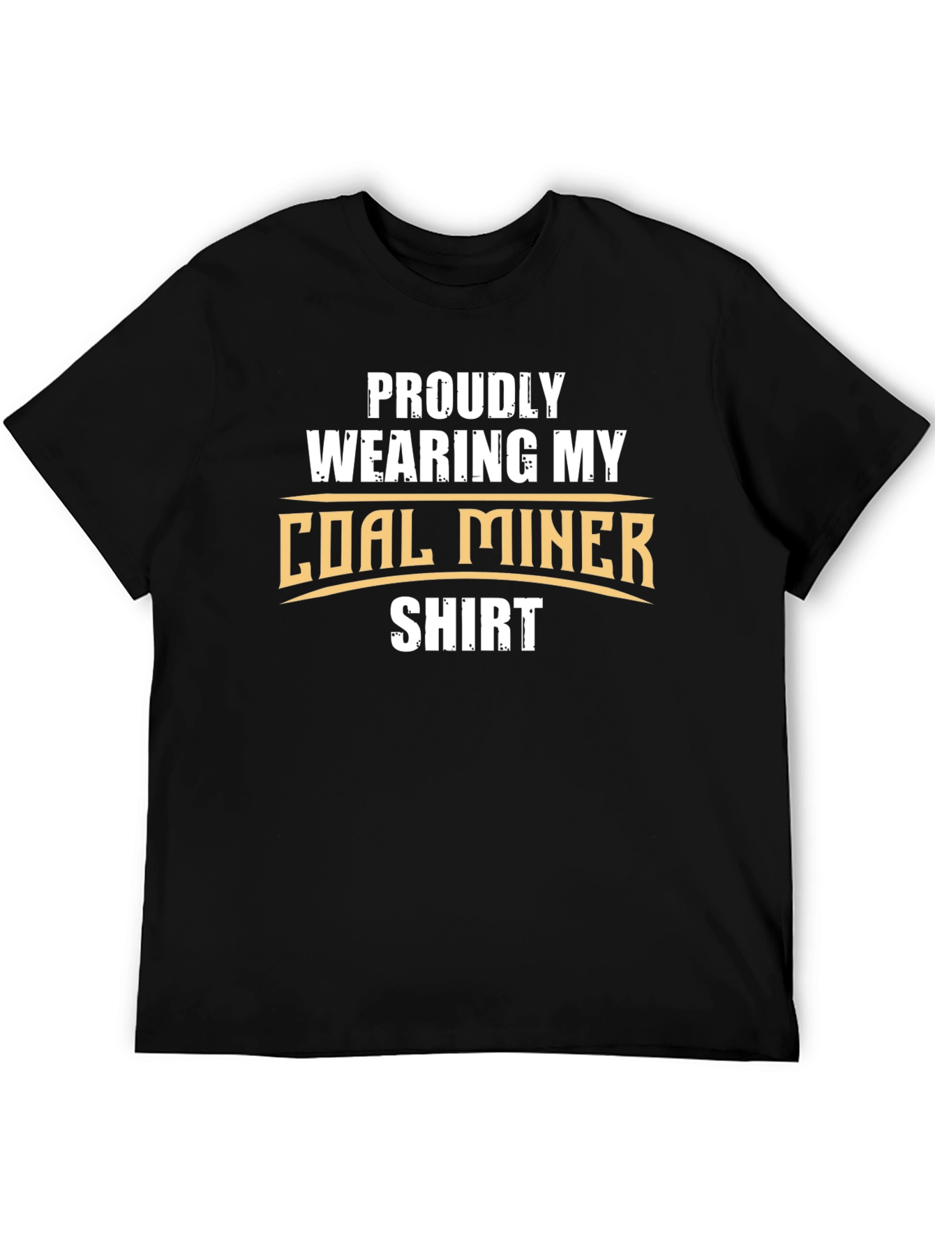 Black Proud Coal Miner T-Shirt - Show Your Support! view 5