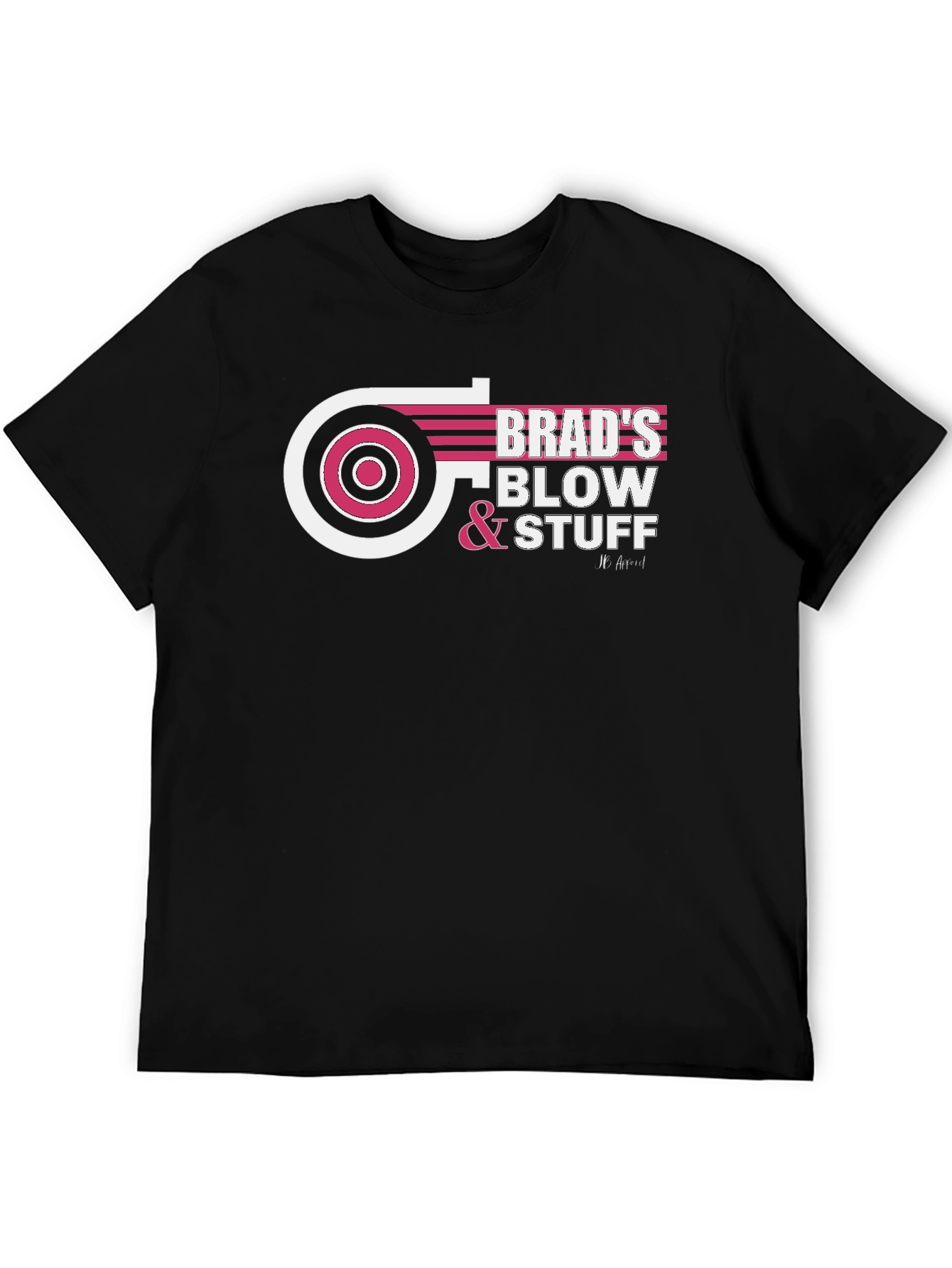 Black Brad's Blow & Stuff Funny Graphic Tee view 5