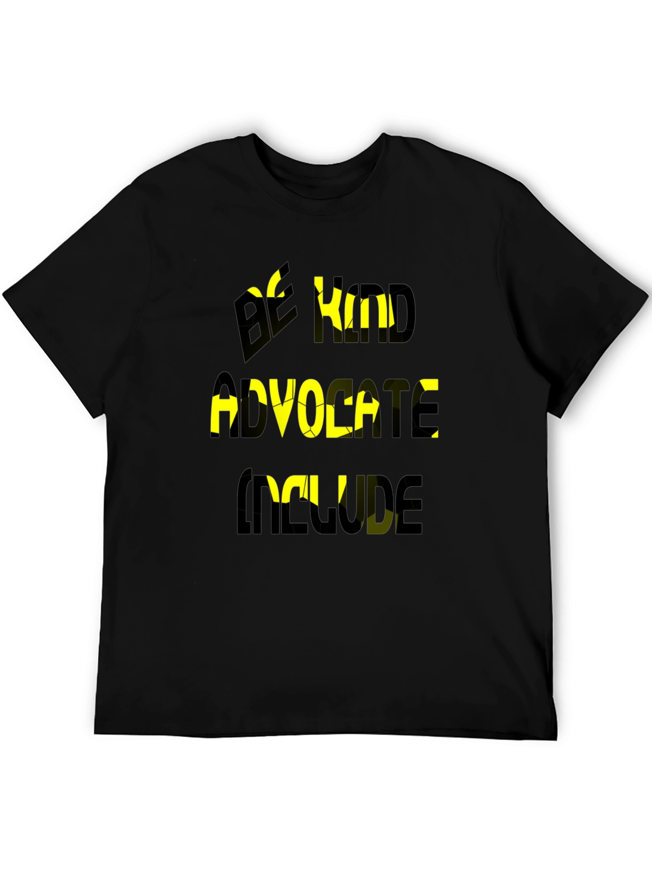 Black Be Kind Advocate Include Graphic Tee view 5