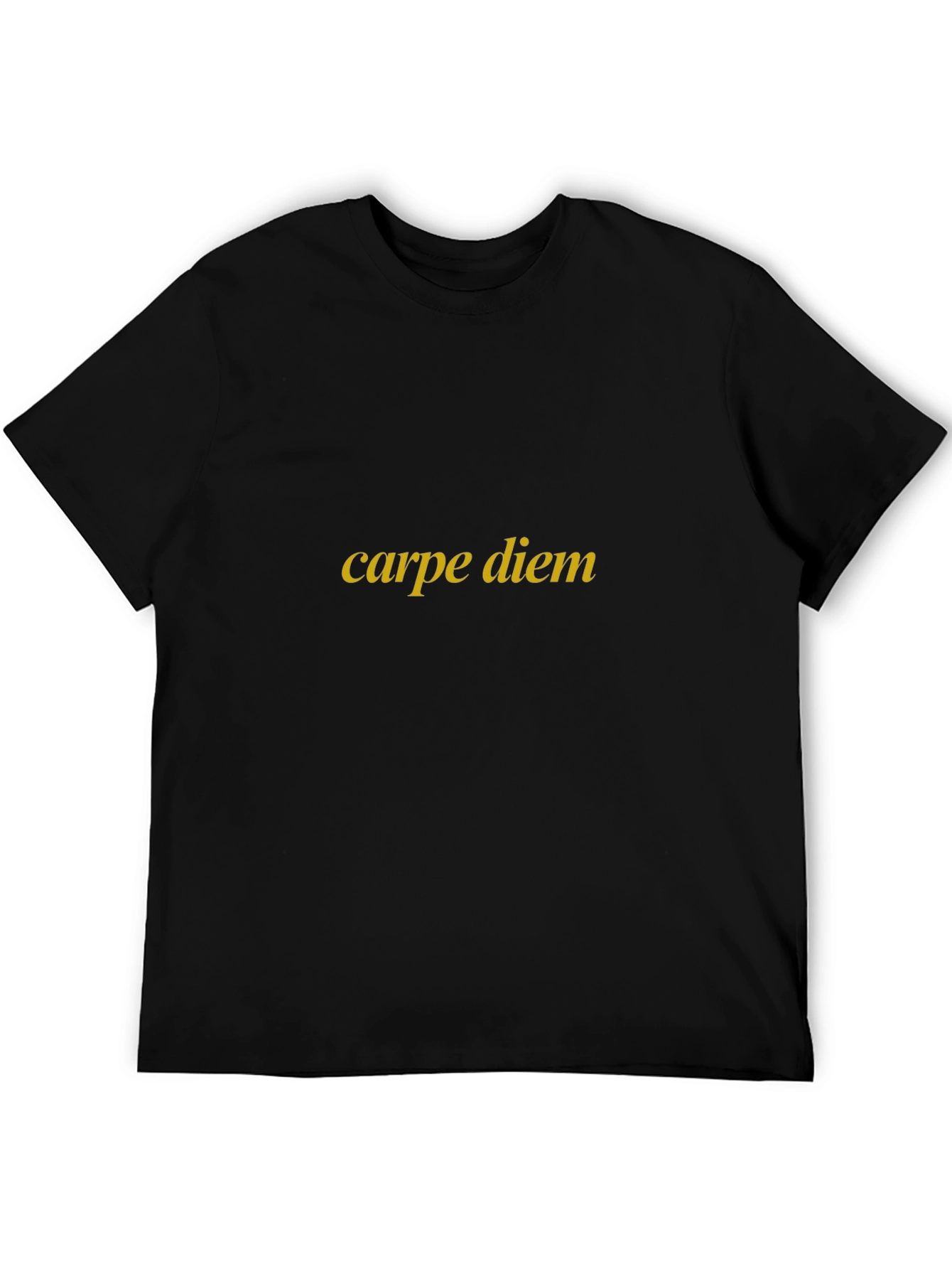 Black Carpe Diem Black T-Shirt - Seize the Day! view 5