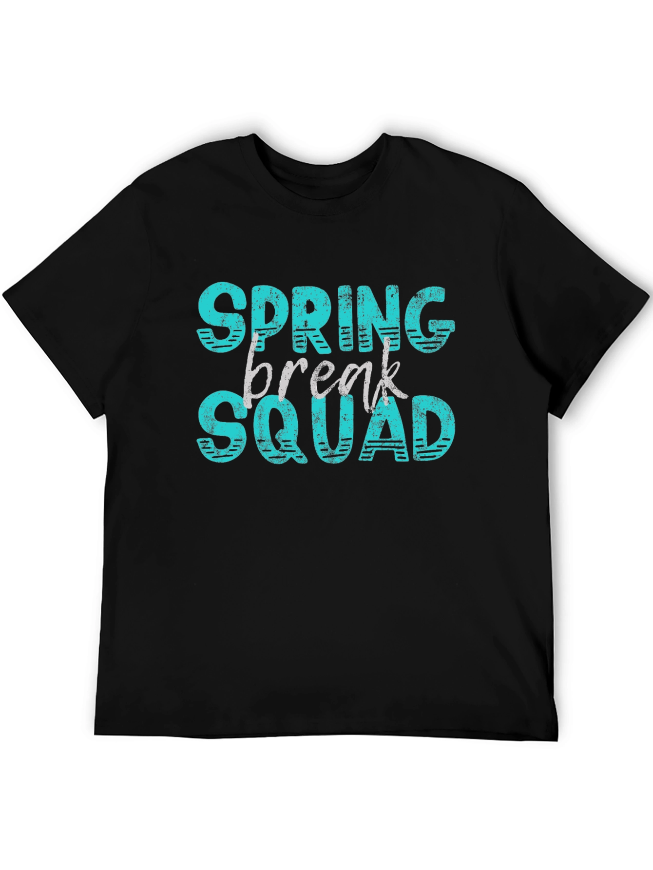 Black Spring Break Squad Graphic T-Shirt view 5