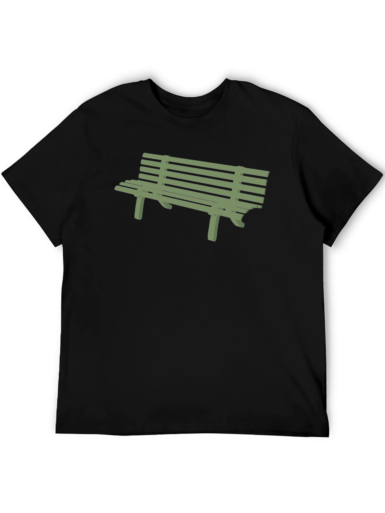 Black Bench Graphic Tee - Casual Comfort view 5