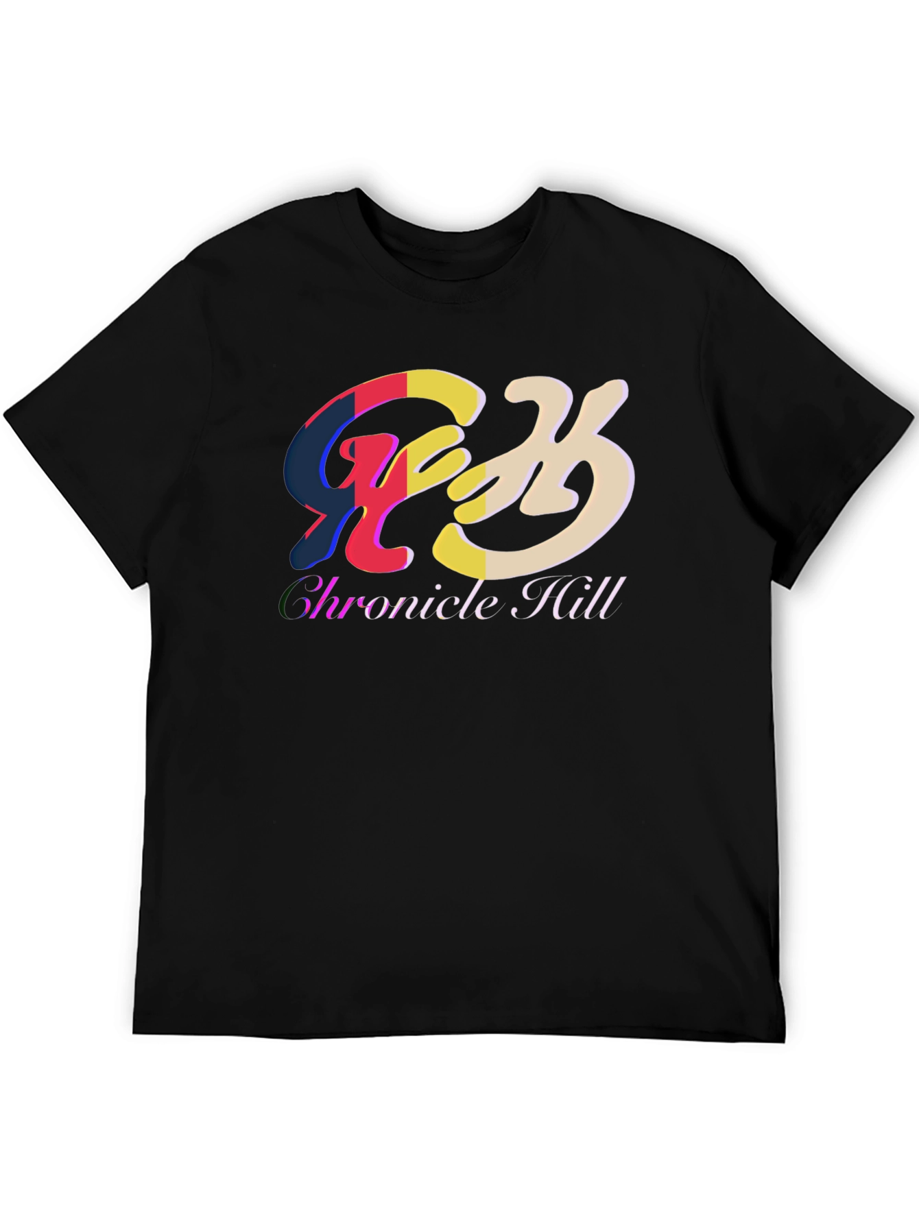 Black Chronicle Hill Black Graphic Tee view 5
