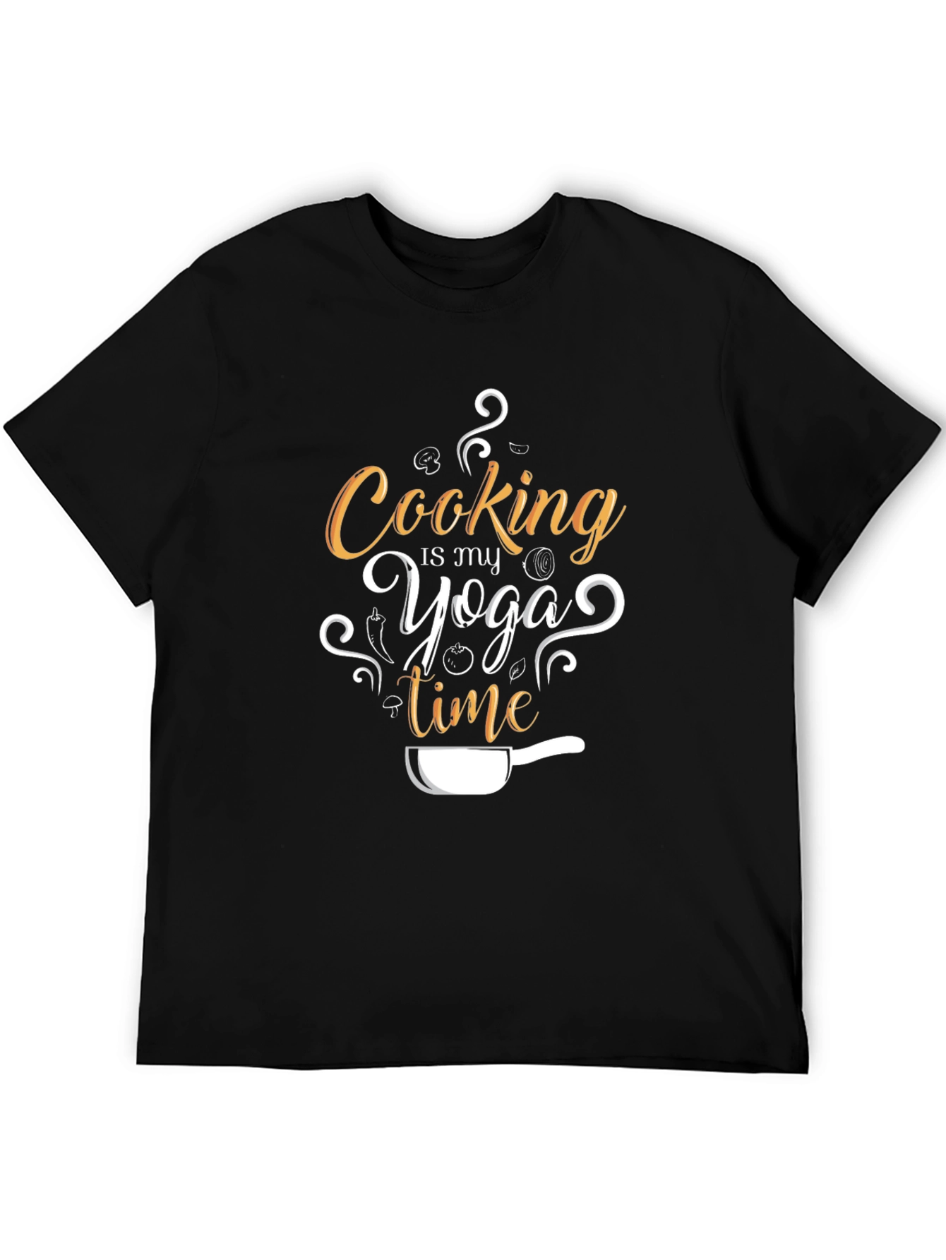 Black Cooking is My Yoga Time T-Shirt view 5