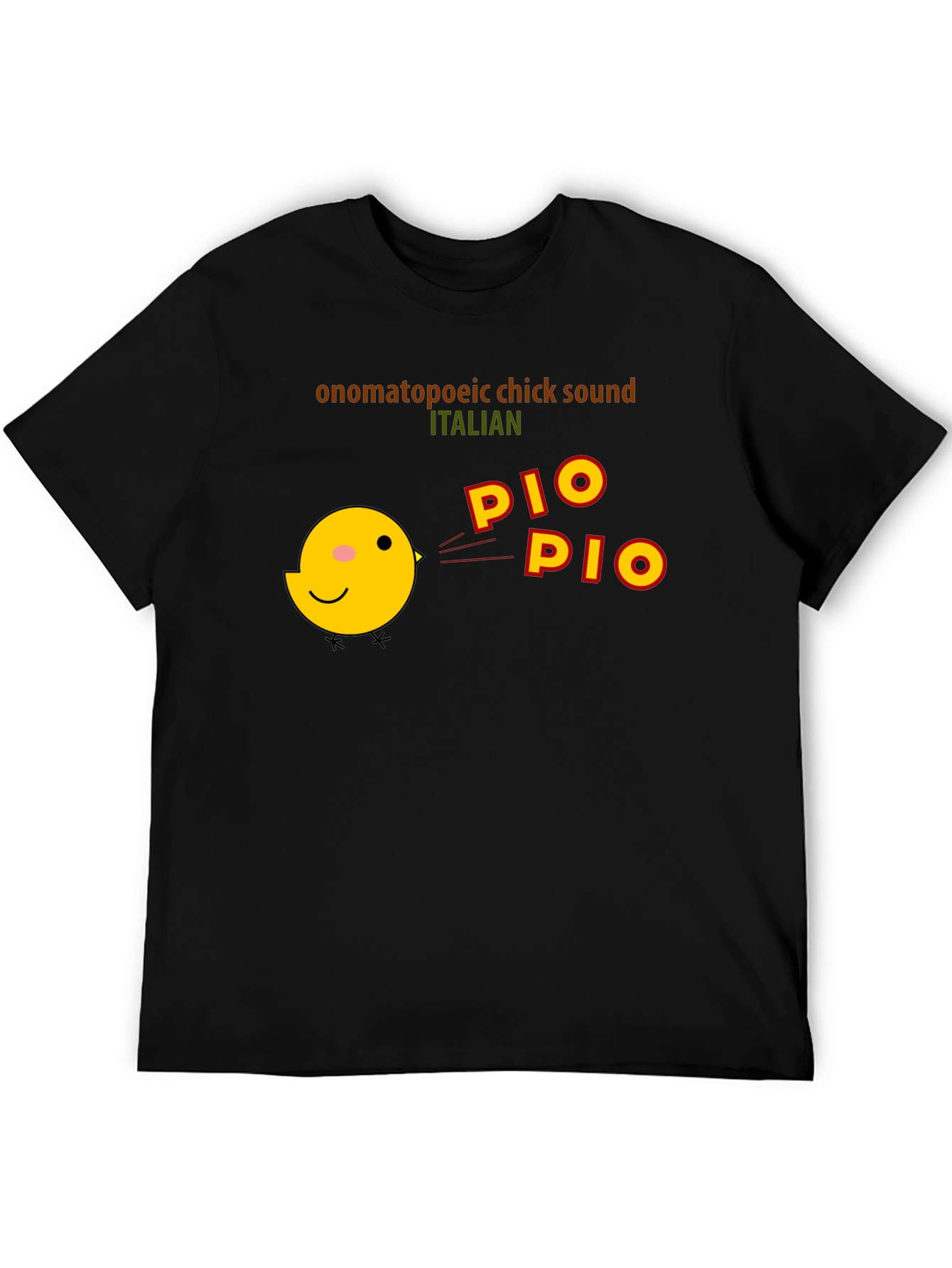 Black Pio Pio Chick Sound T-Shirt view 5