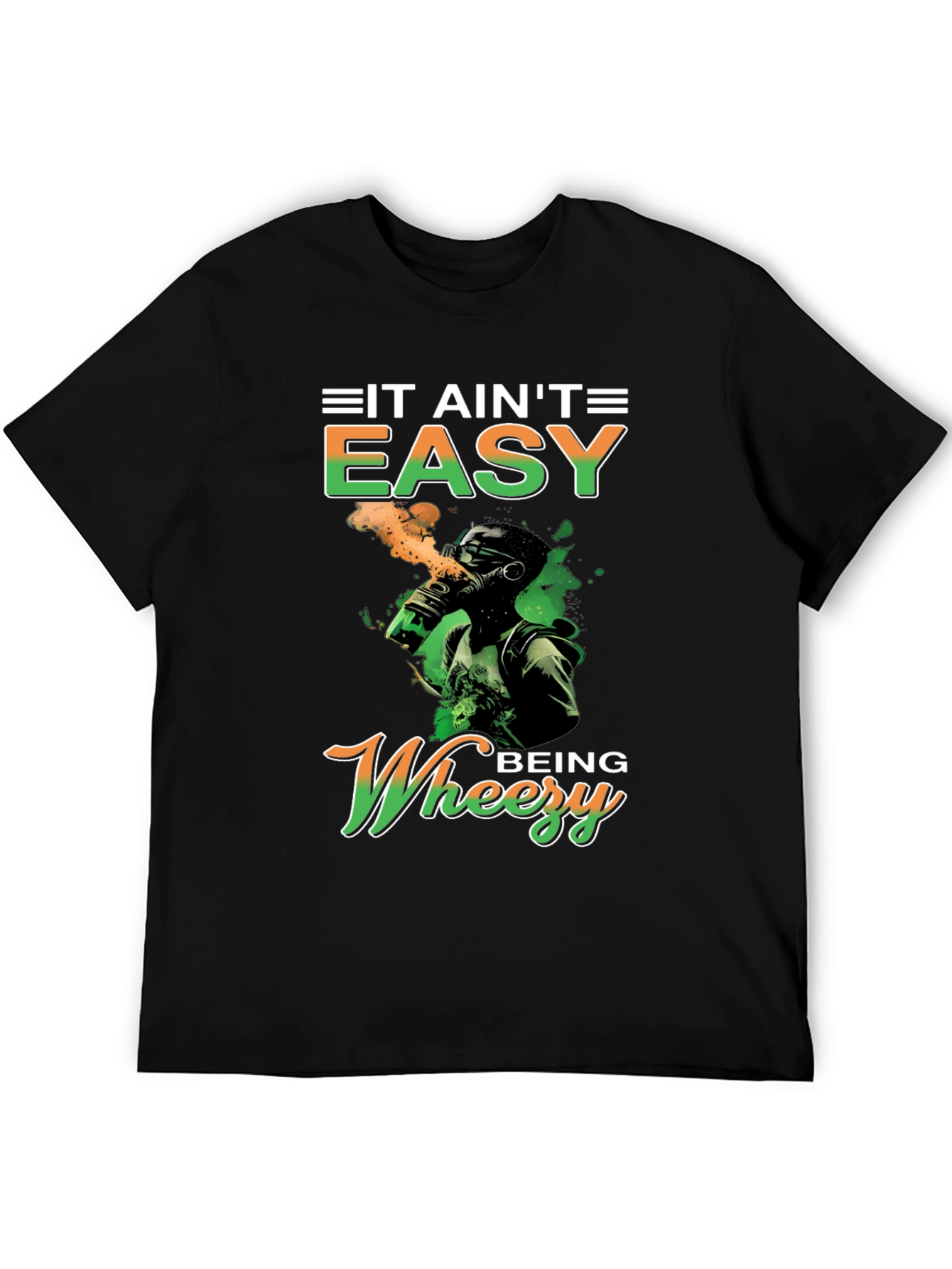 Black It Ain't Easy Being Wheezy Graphic T-Shirt view 5